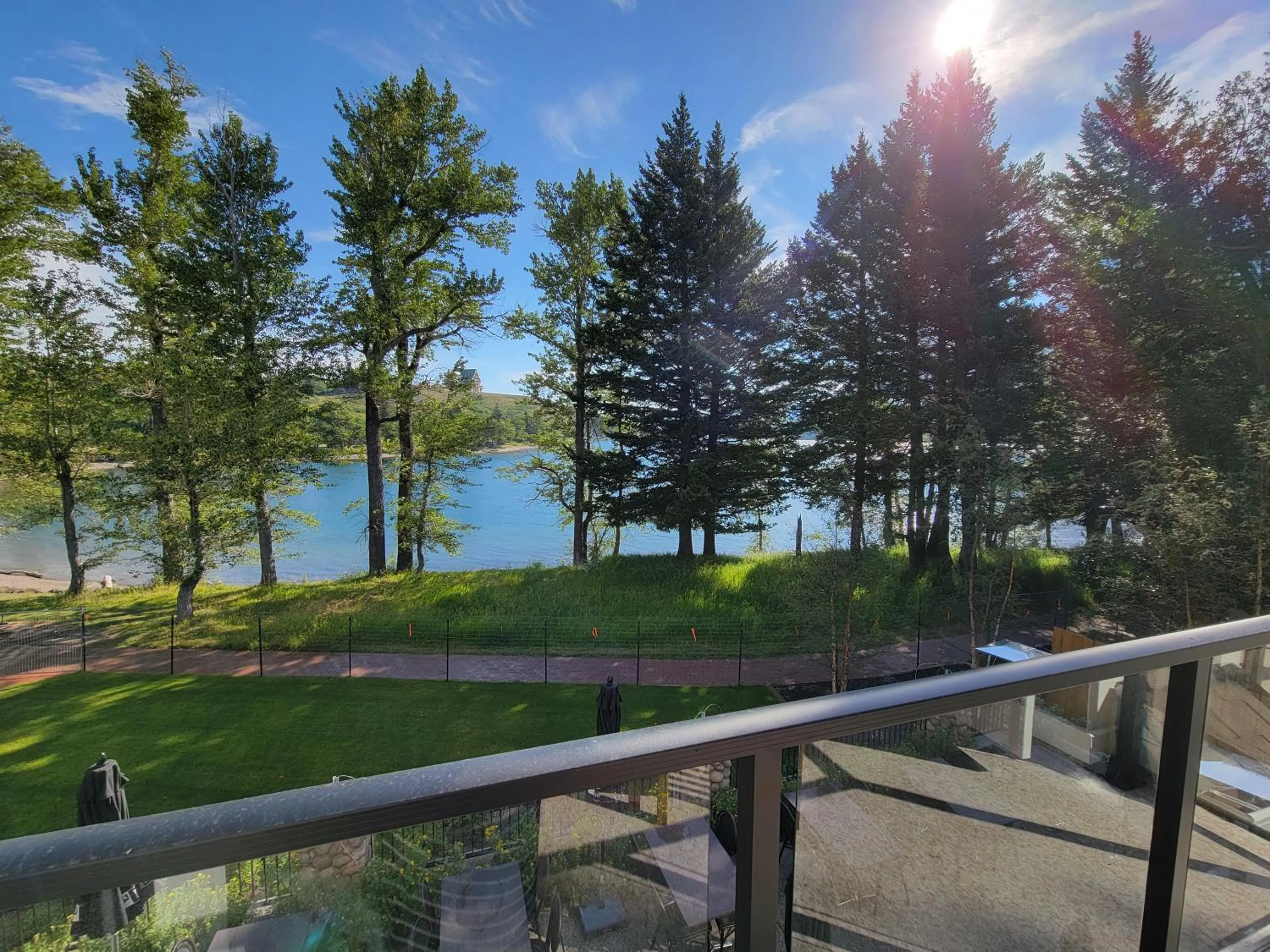 Patio in Kilmorey Lodge