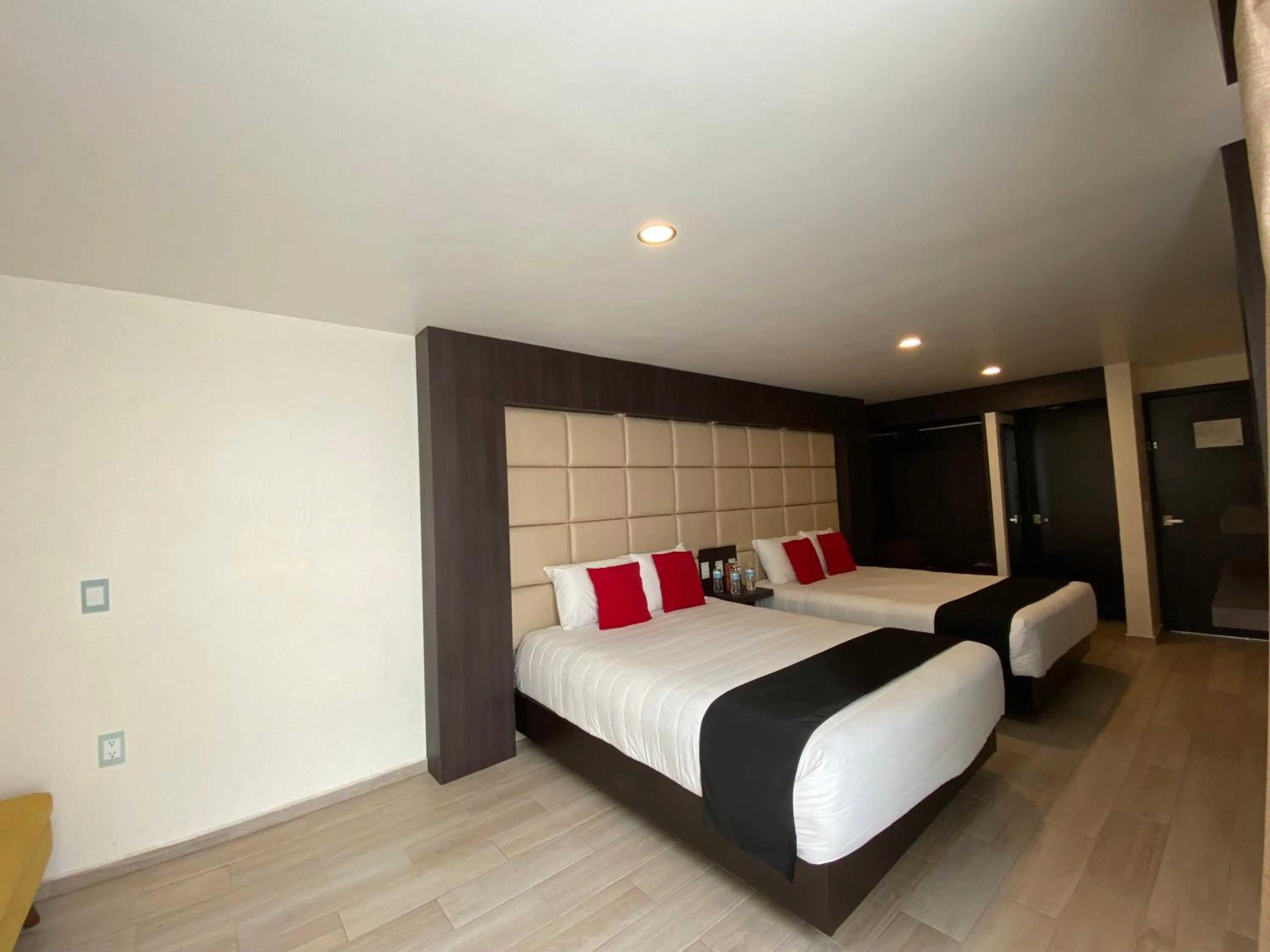 Bed in Hotel La Estancia Zacatlan