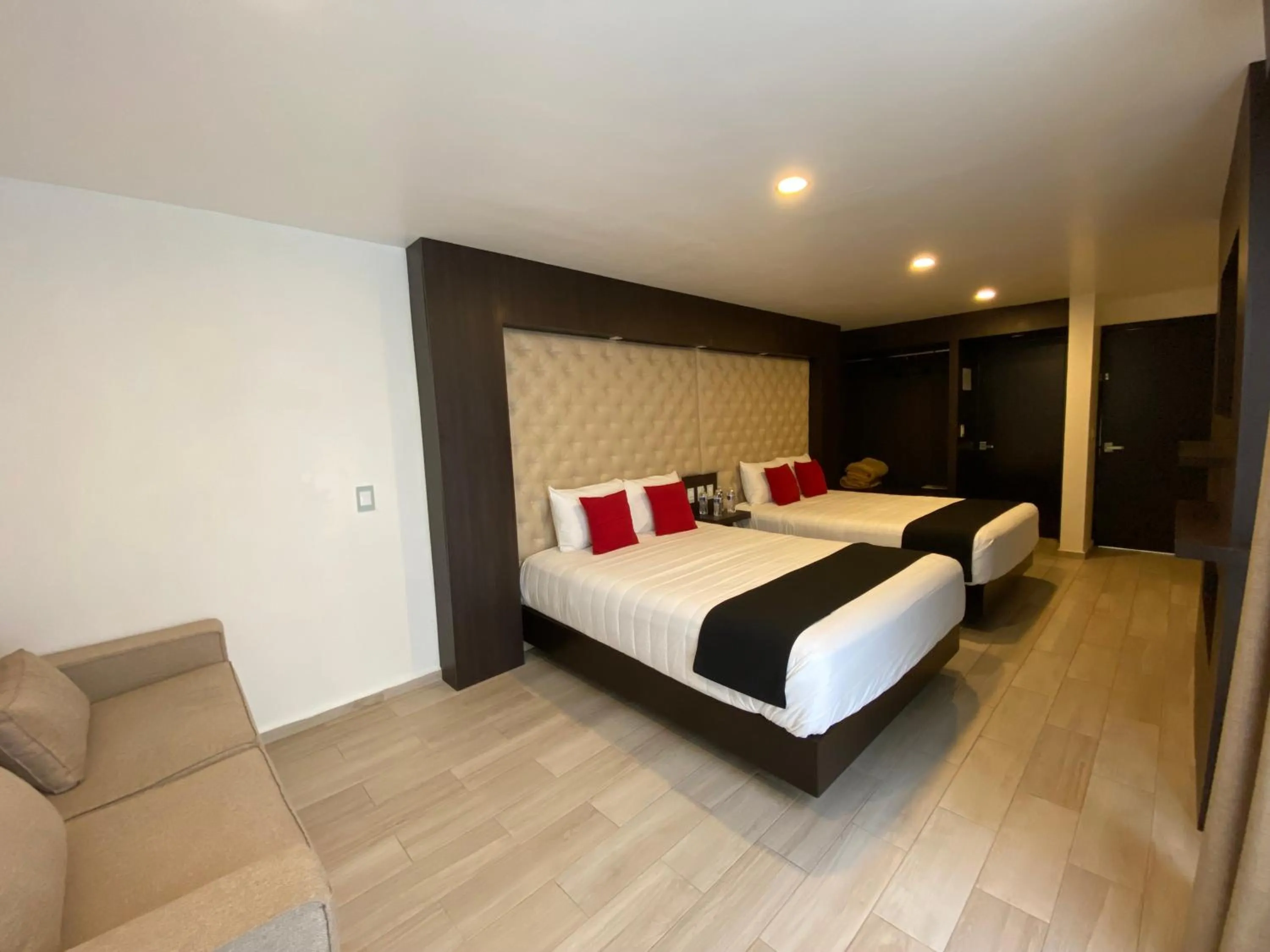 Bed in Hotel La Estancia Zacatlan