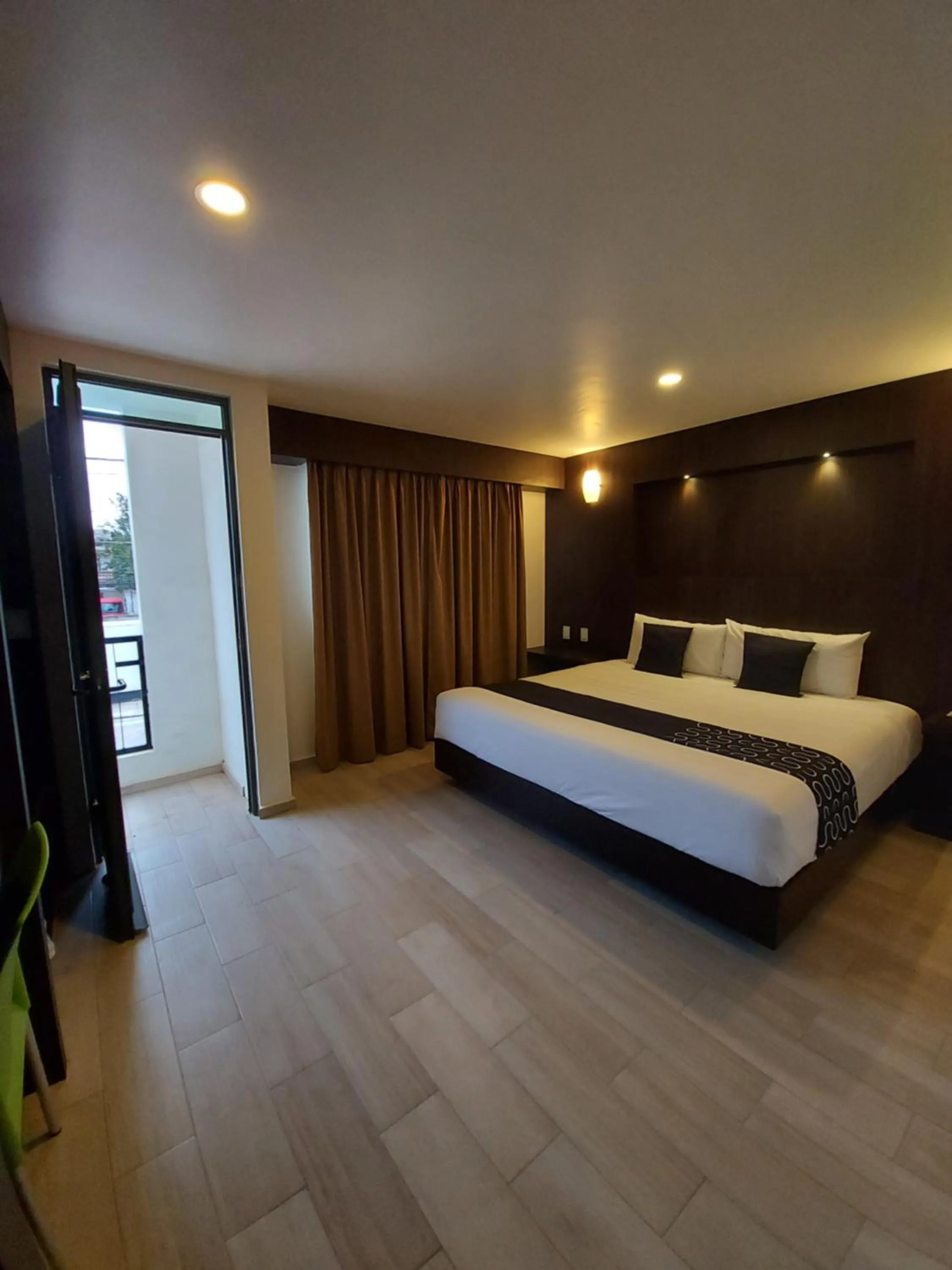 Bed in Hotel La Estancia Zacatlan