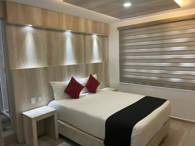 Bed in Hotel La Estancia Zacatlan