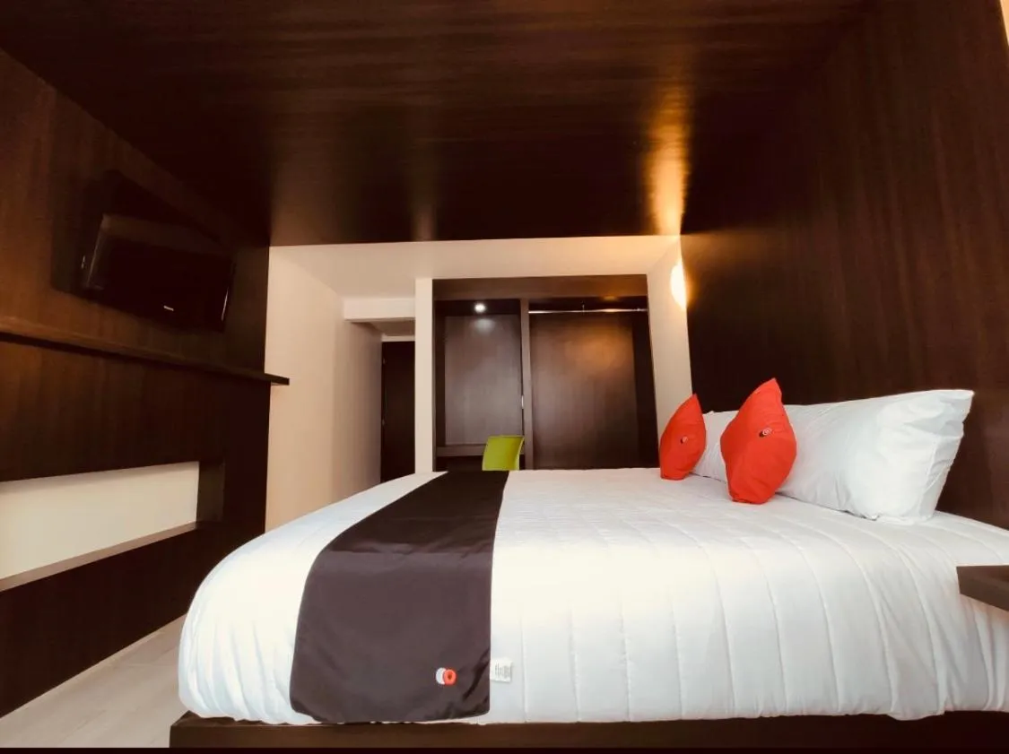 Bed in Hotel La Estancia Zacatlan