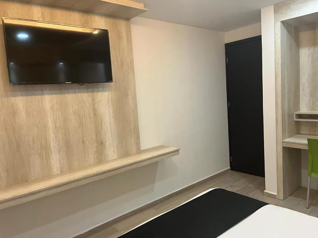 Bed in Hotel La Estancia Zacatlan