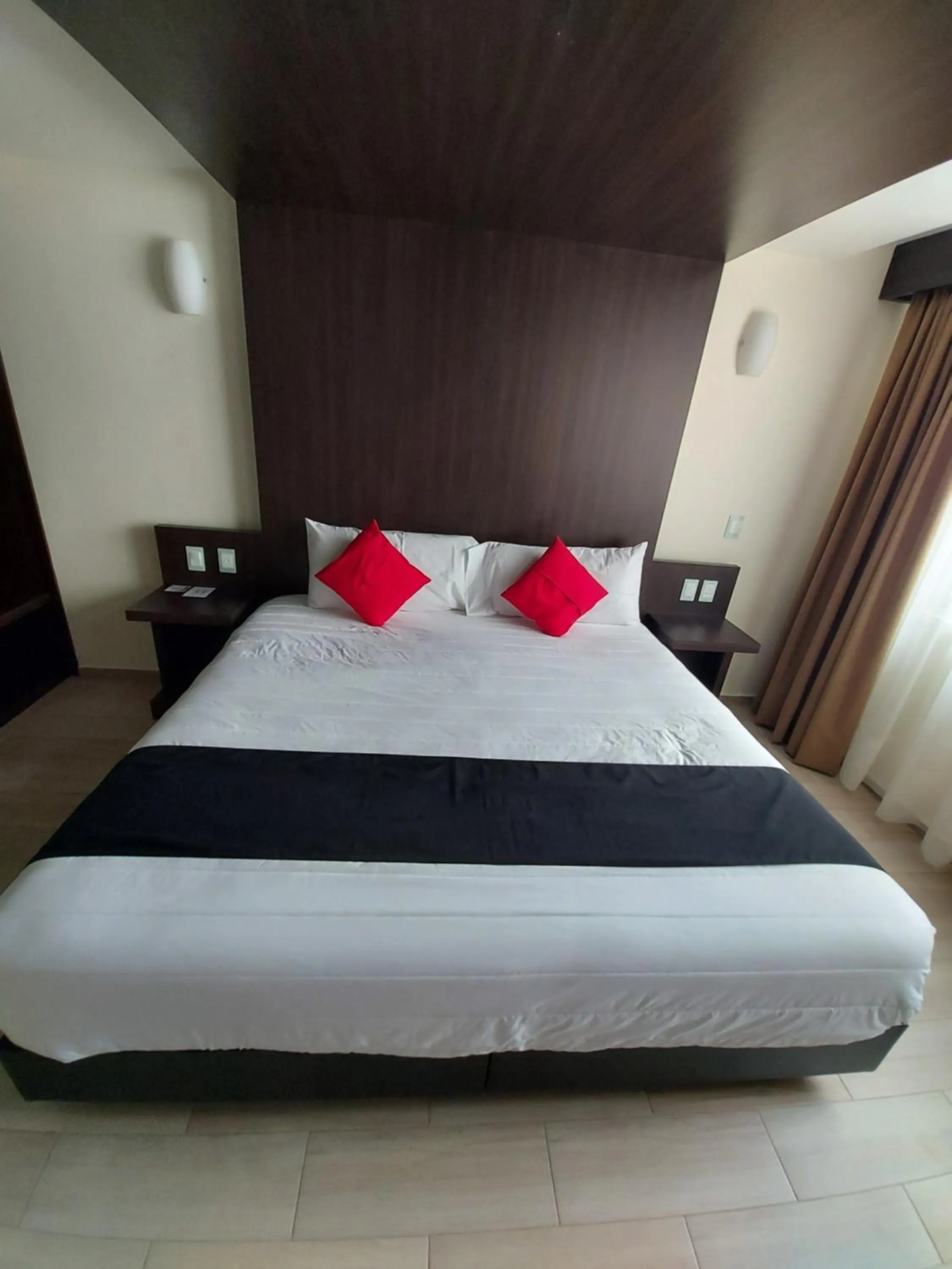 Bed in Hotel La Estancia Zacatlan