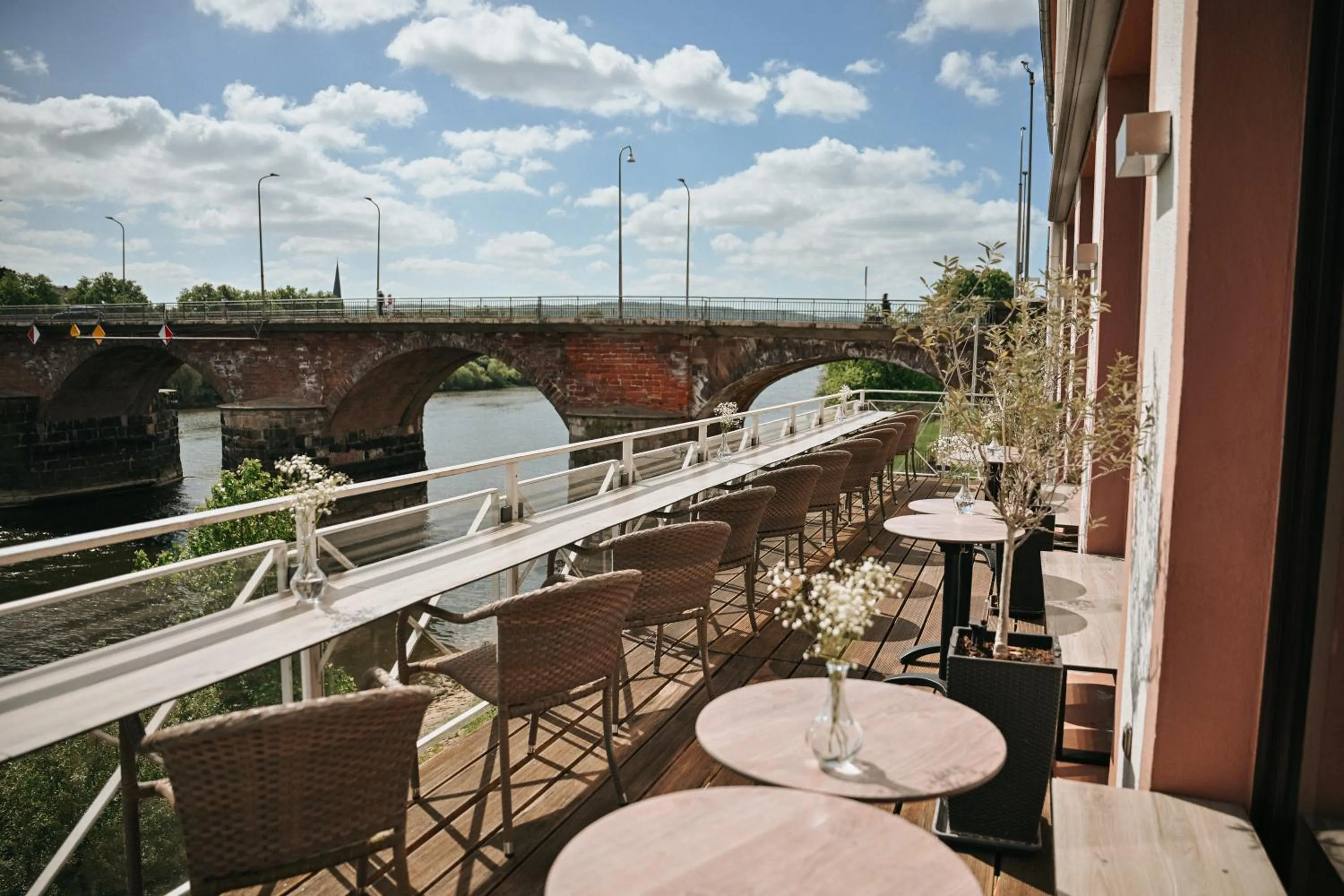 Balcony/Terrace in Coffee Fellows Hotel Trier
