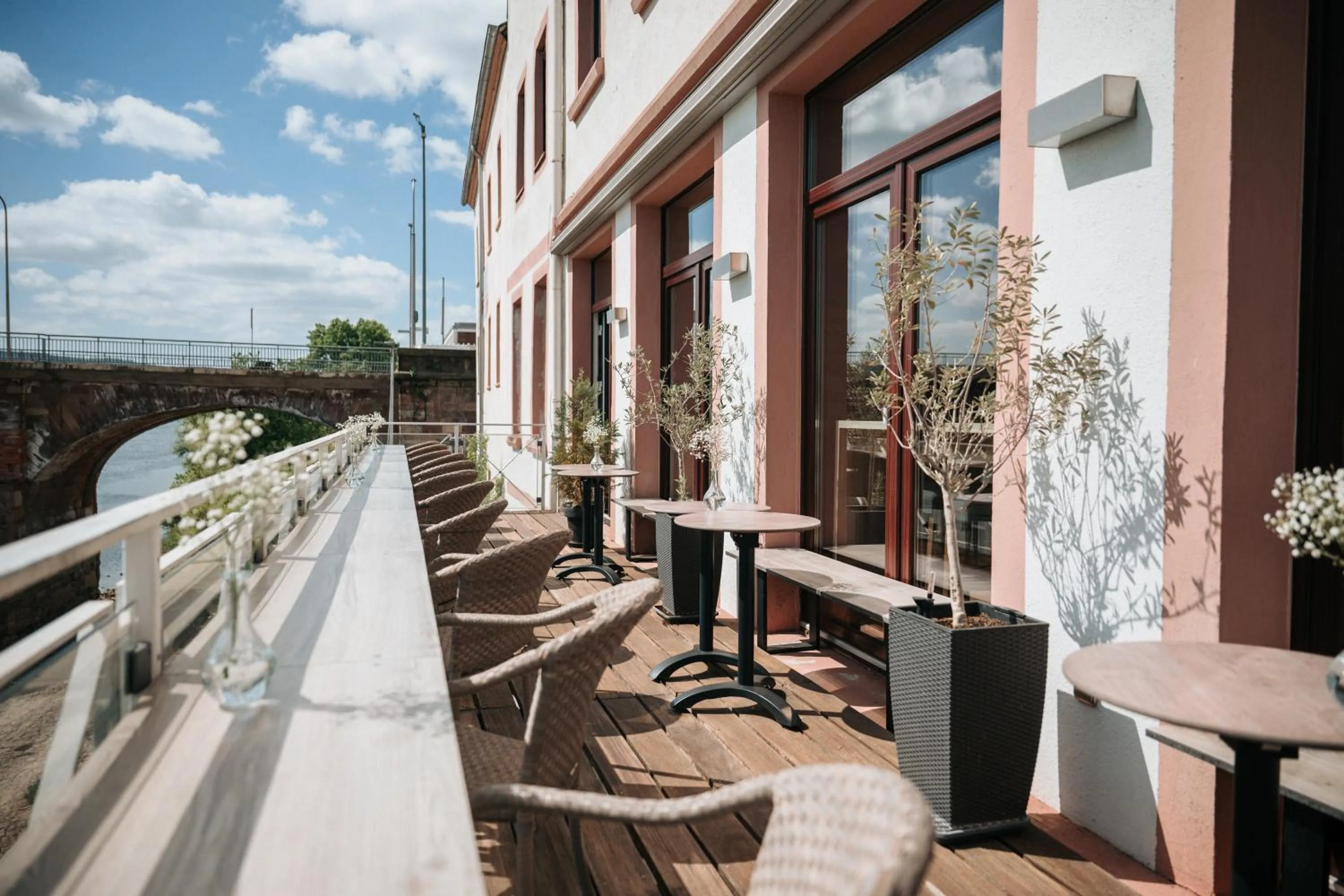 Balcony/Terrace in Coffee Fellows Hotel Trier