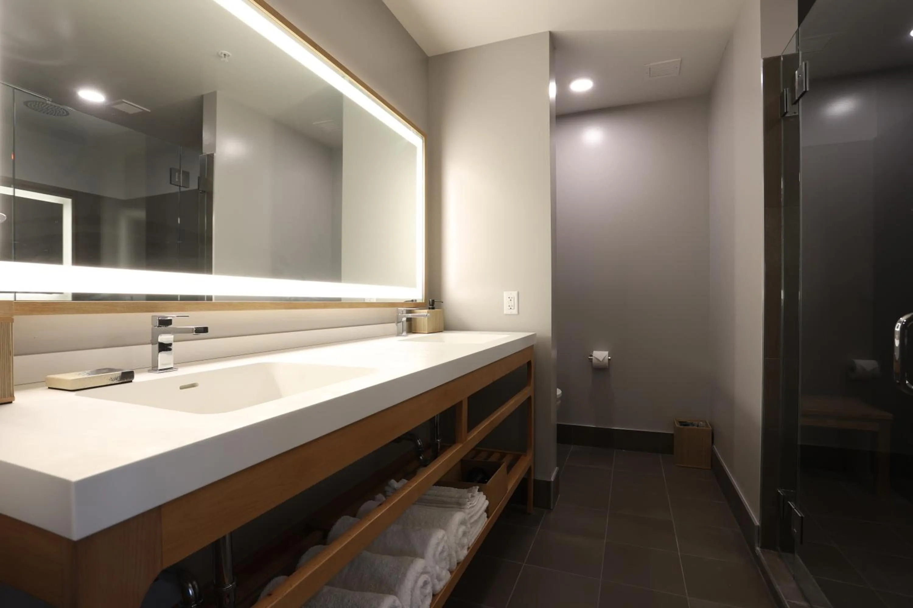 Bathroom in Cedartree Hotel Portland Hillsboro