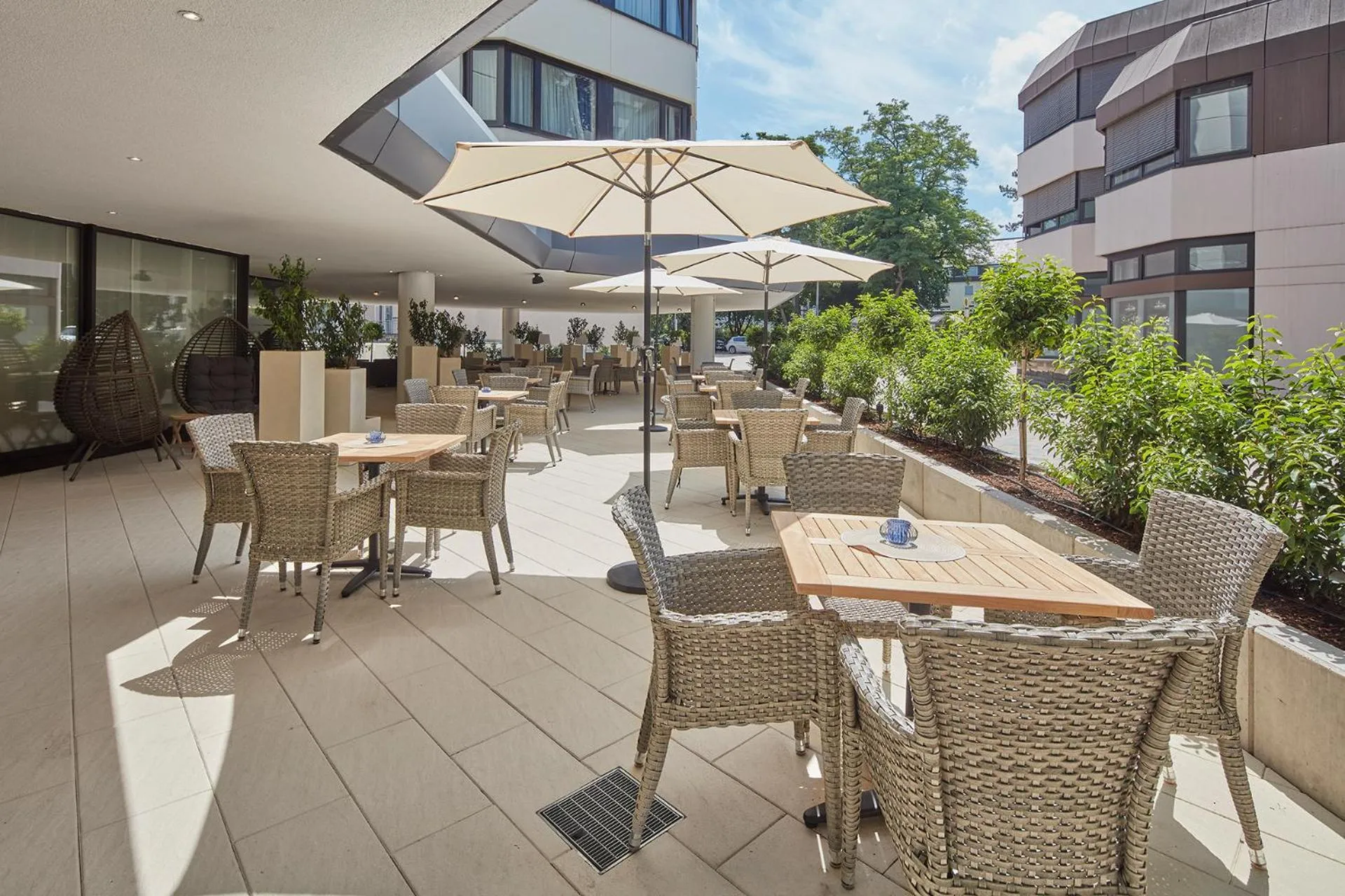 Balcony/Terrace in Best Western Hotel Trier City
