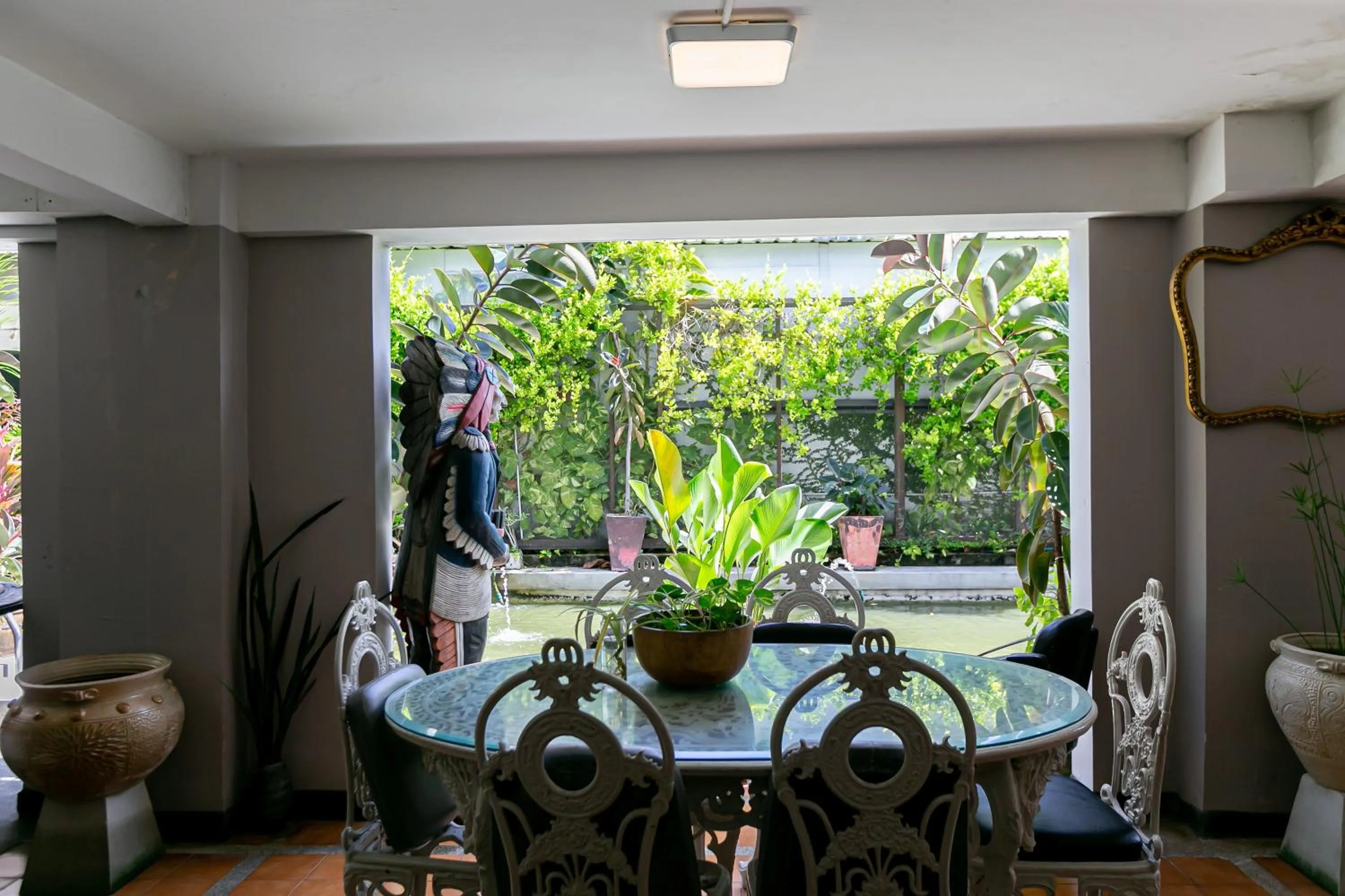 Dining area in Wong Amat House