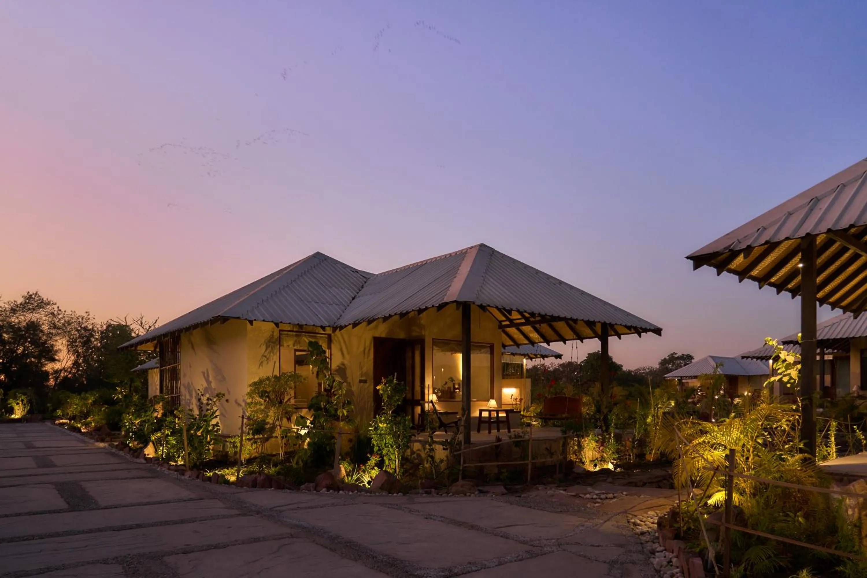 Facade/entrance in Shambhala