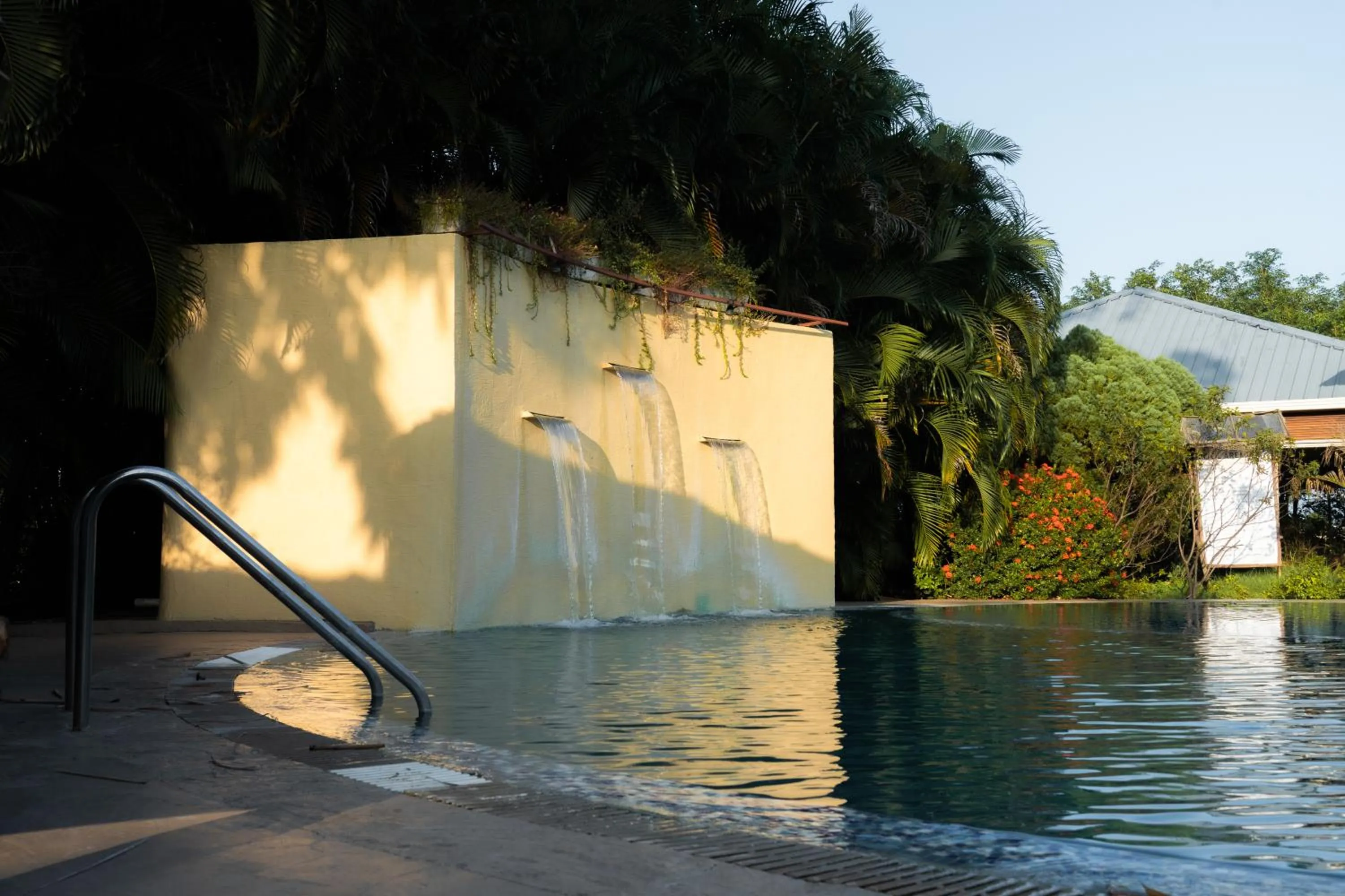 Swimming pool in Shambhala