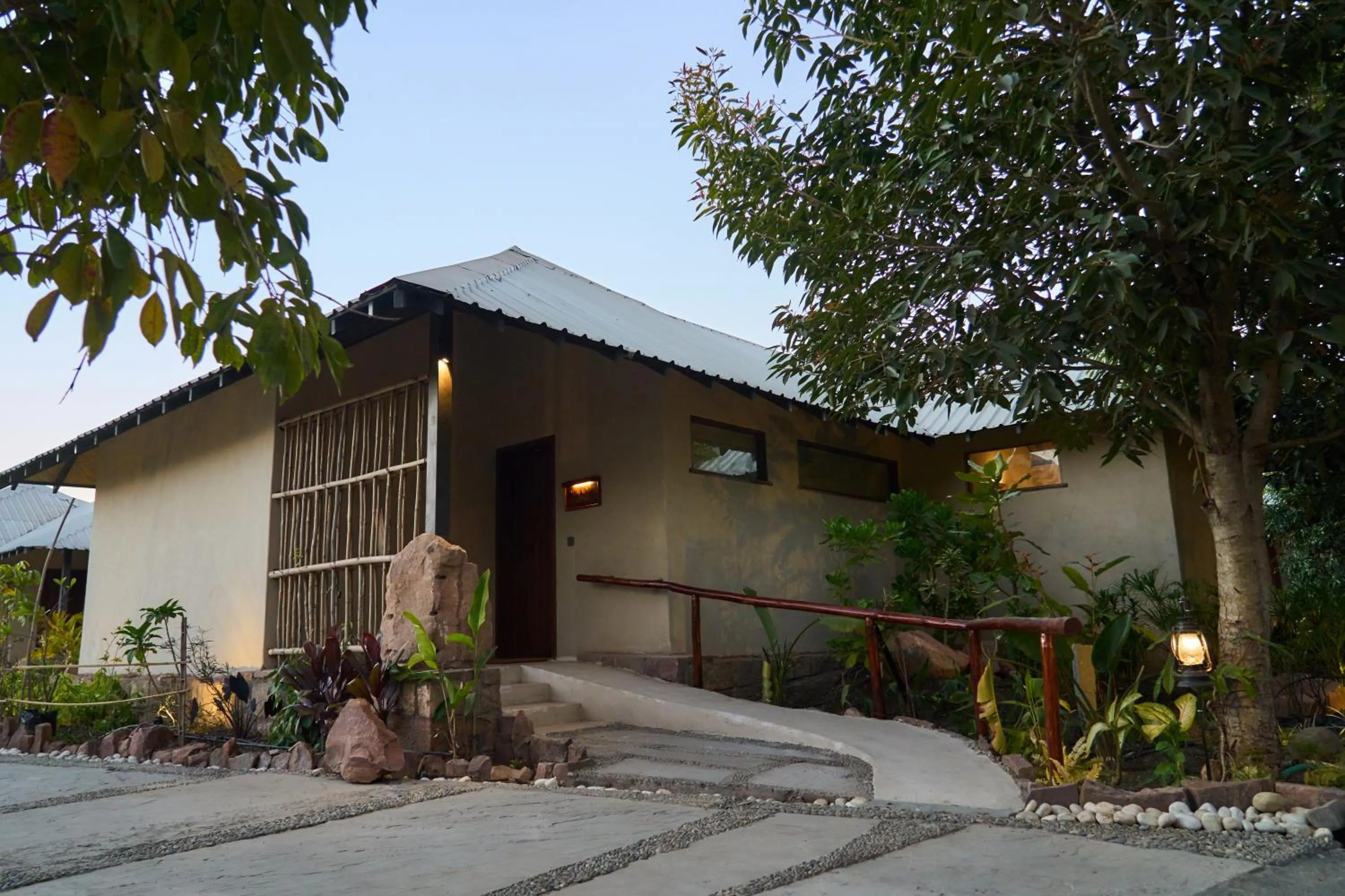 Facade/entrance in Shambhala