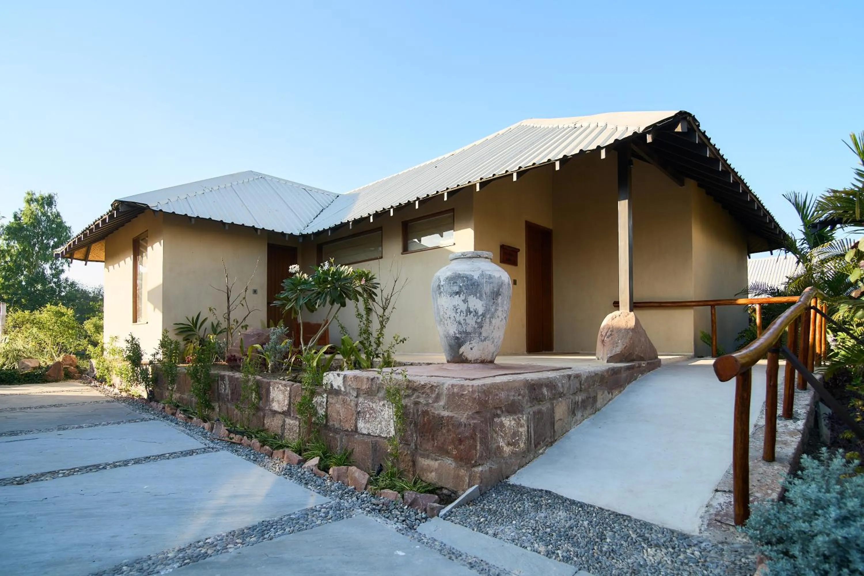 Facade/entrance in Shambhala