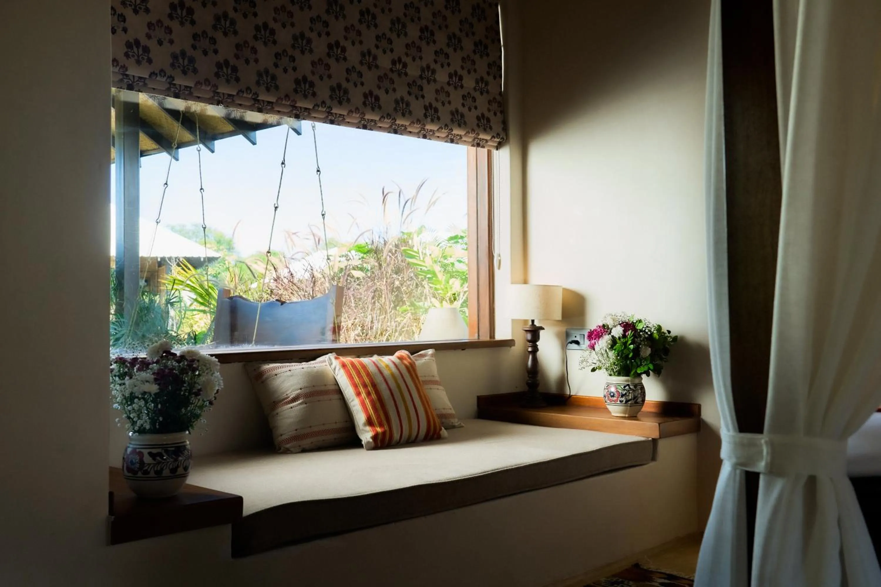 Seating area in Shambhala