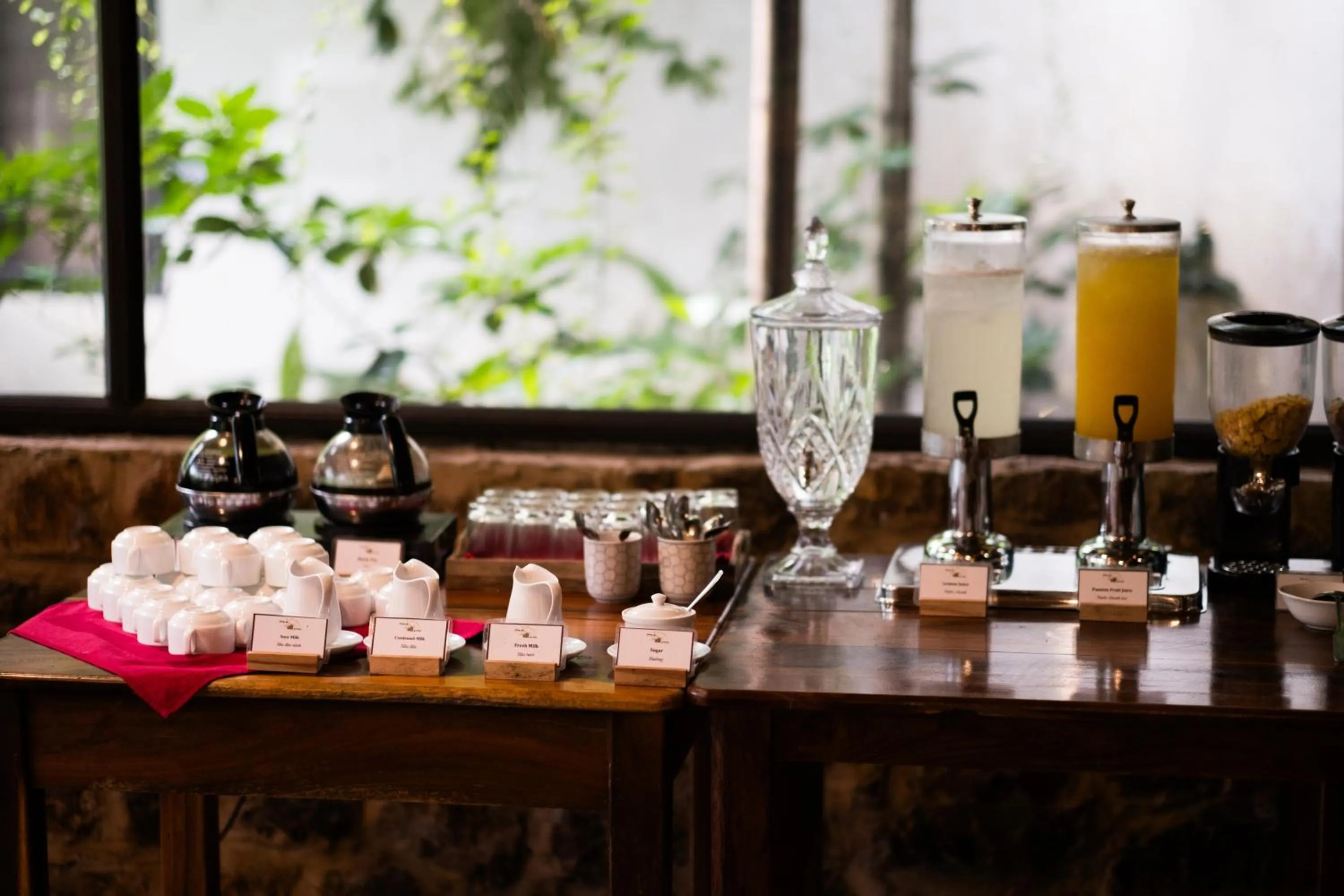 Breakfast in Trang An Ecolodge