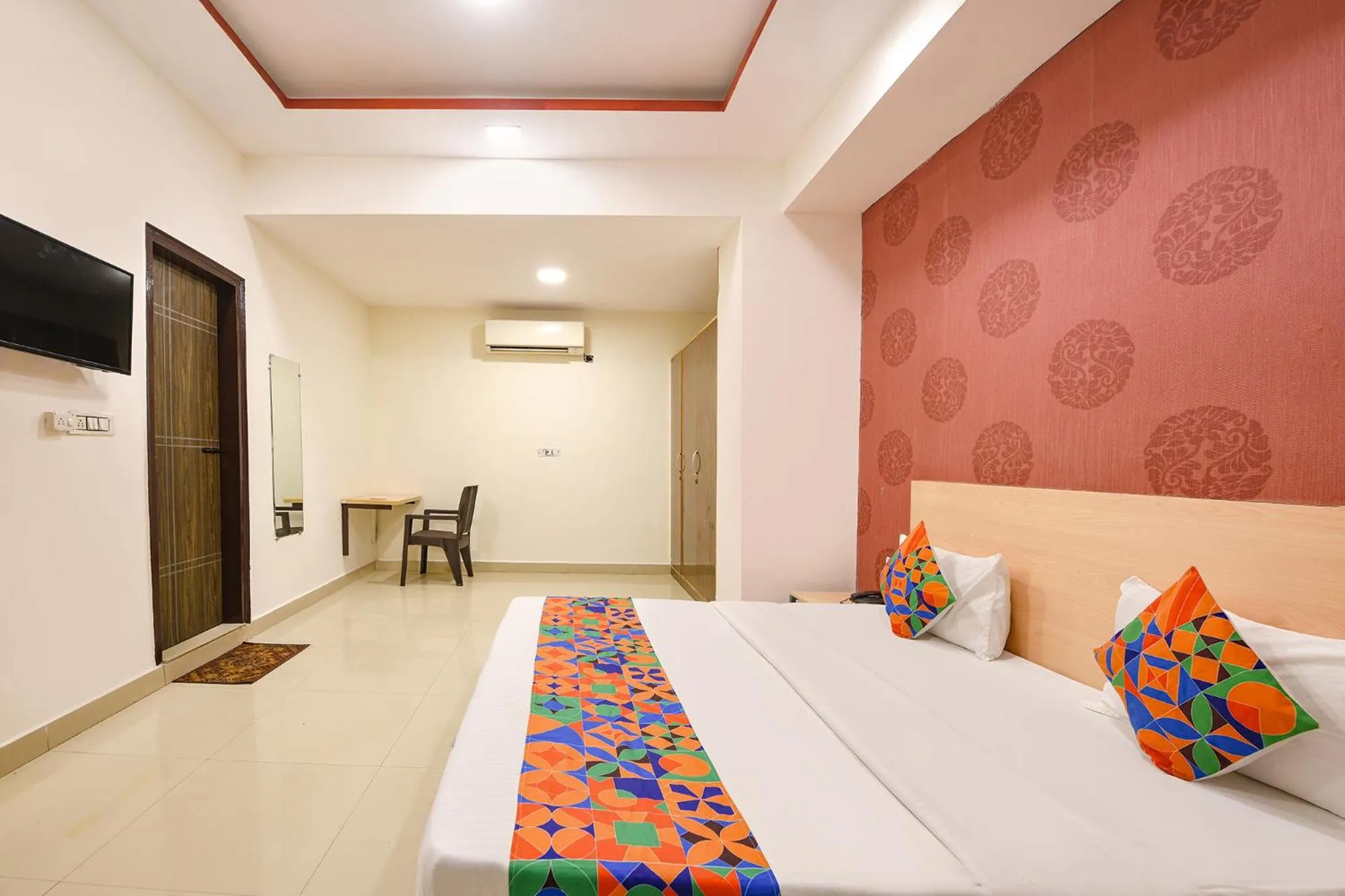 Bed in FabHotel Blue Stone