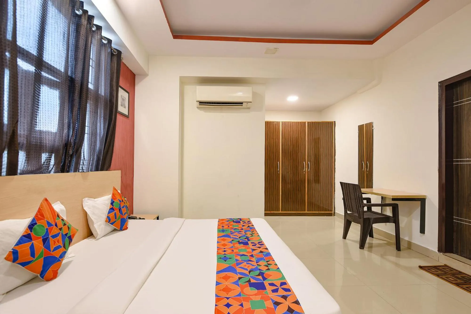 Bed in FabHotel Blue Stone