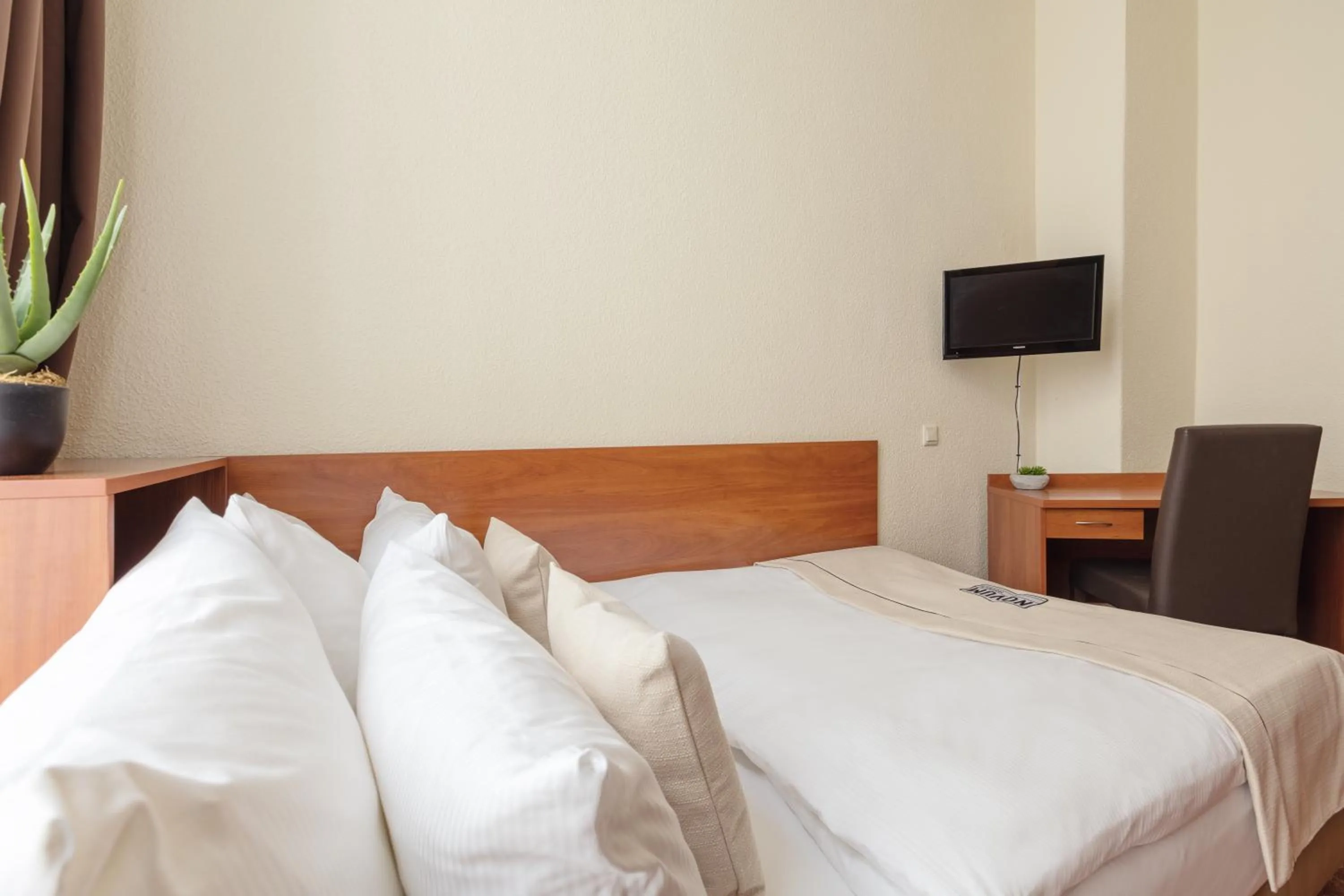 Bed in Hotel Hamburg Stadtzentrum