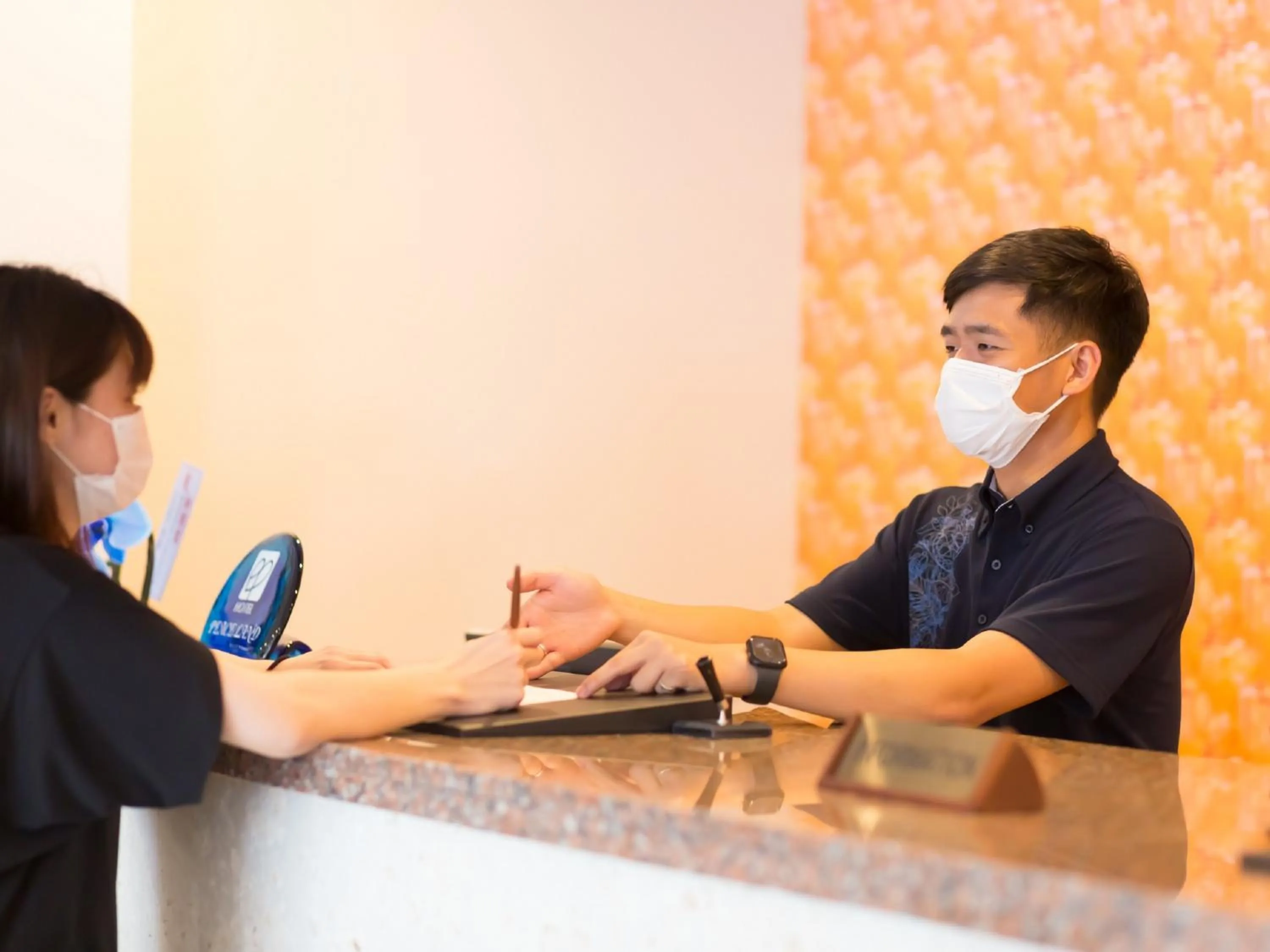 Staff in Hotel Peace Island Nago