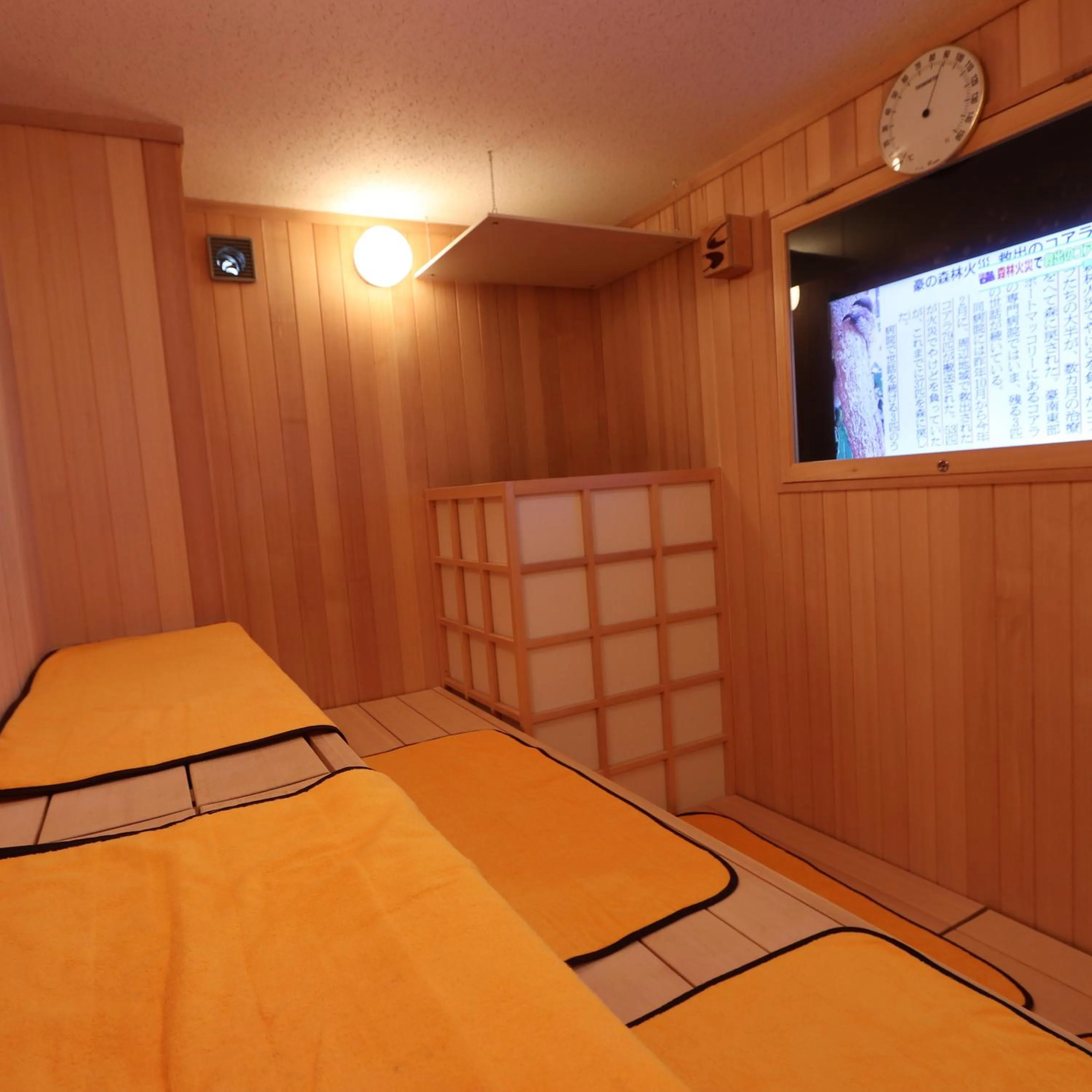 Sauna, Bed in Hotel Kanade Kanku Kaizuka