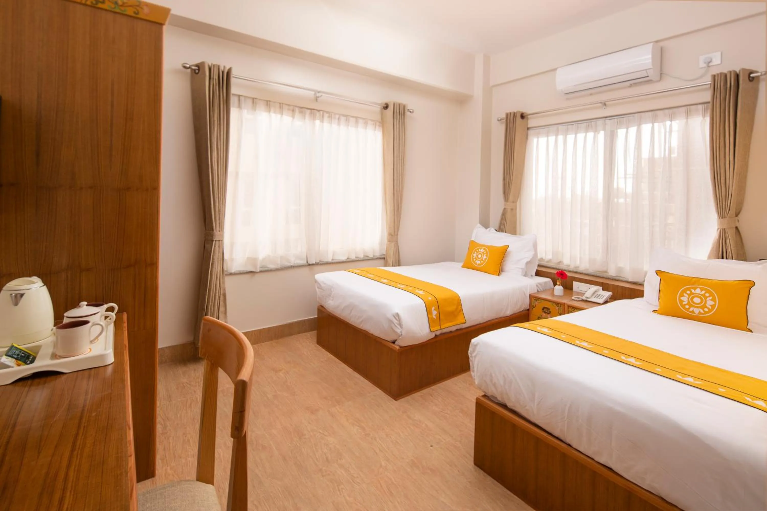 Coffee/tea facilities, Bed in Pema Boutique Hotel