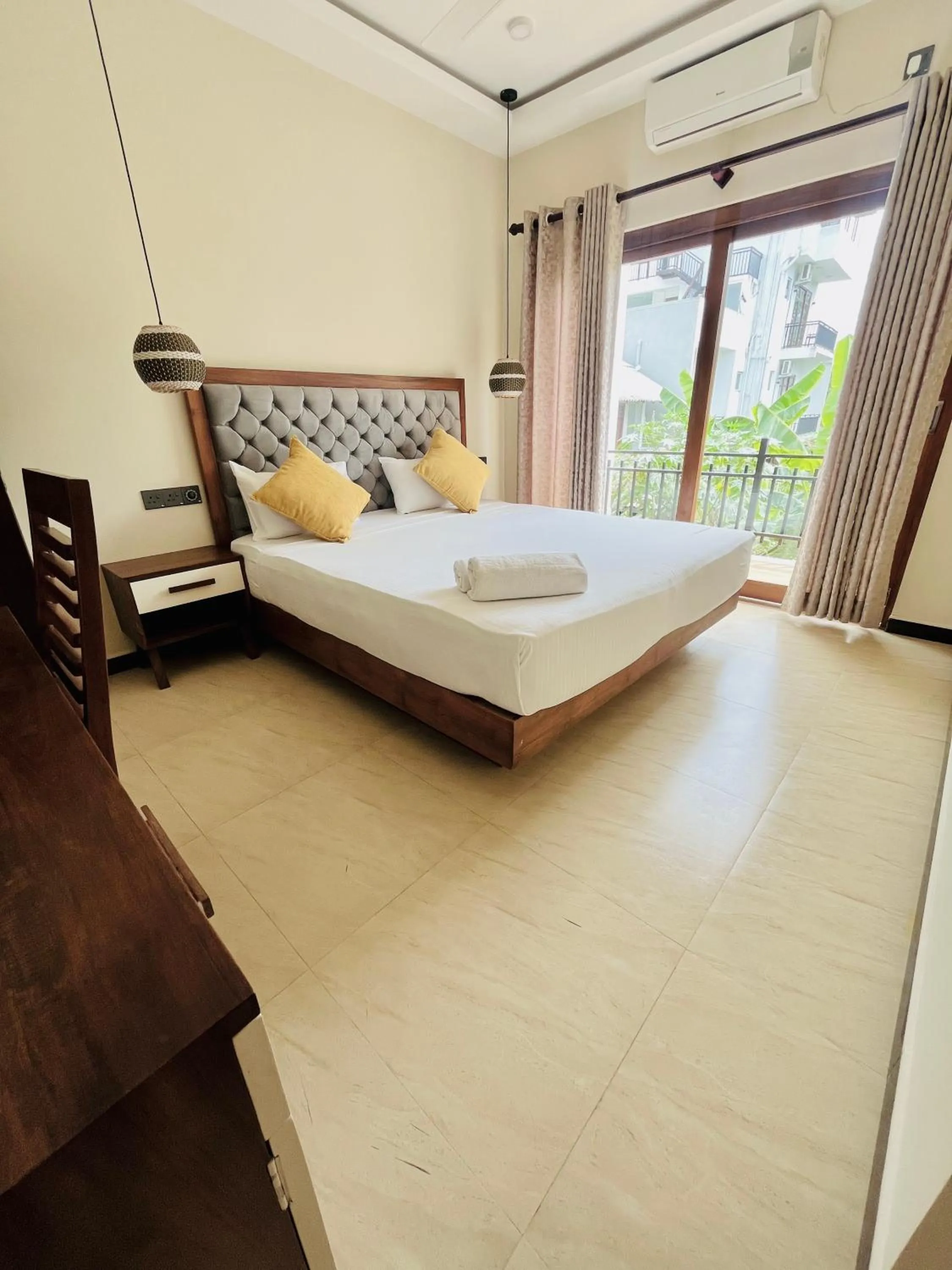 Bed in Ravan Resort Tangalle