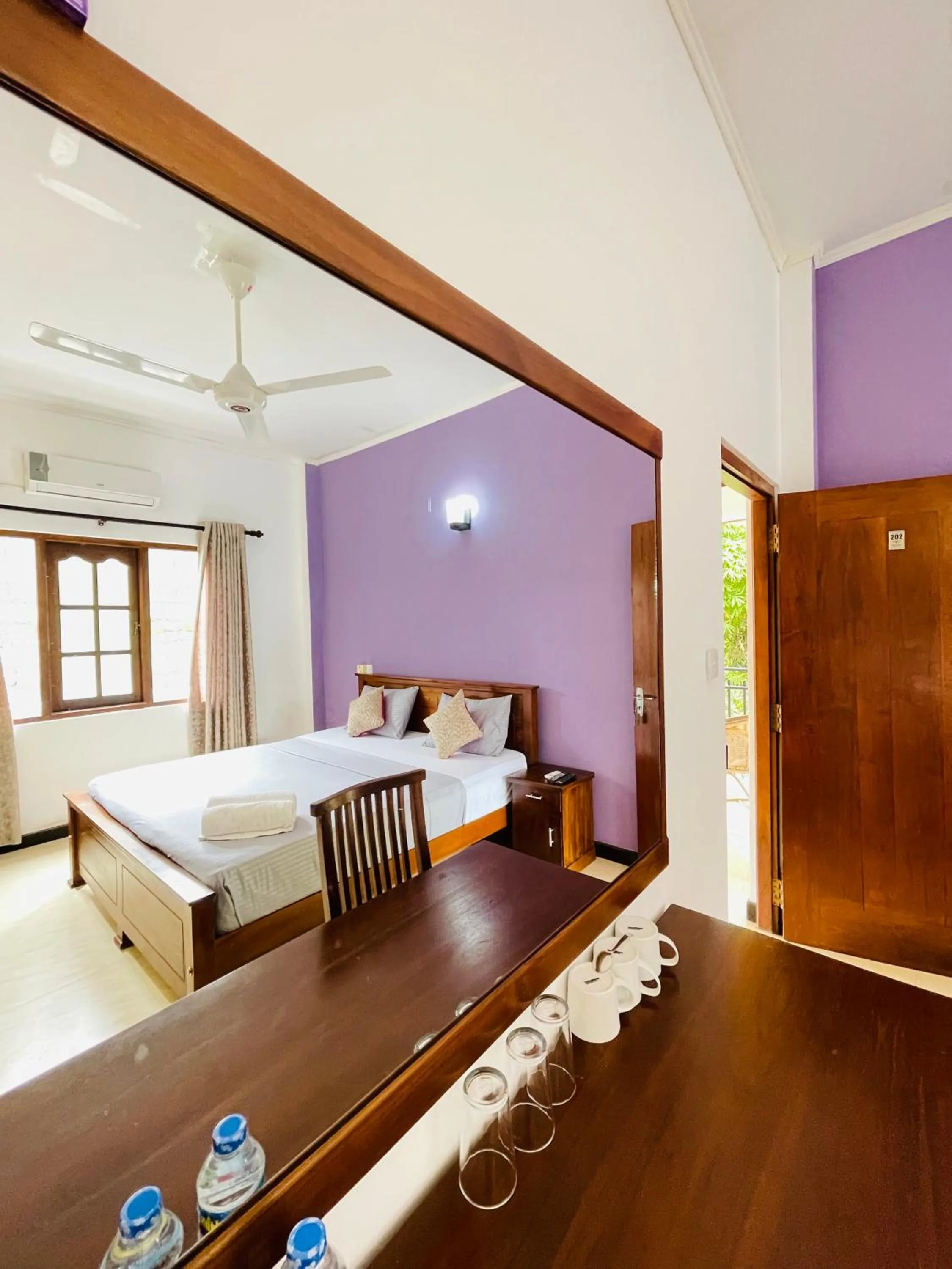 Bed in Ravan Resort Tangalle