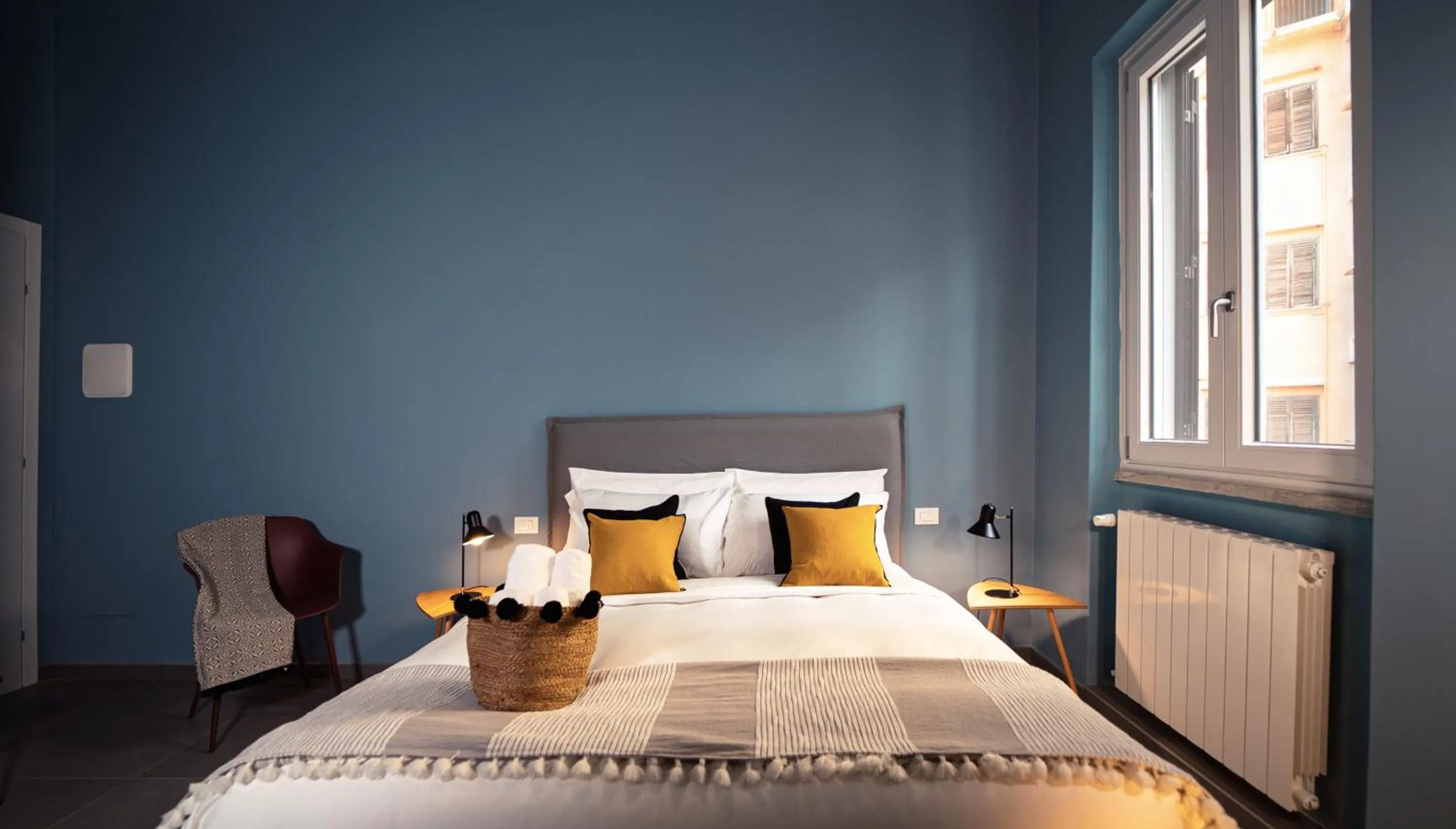 Bed in Zefiro Suites