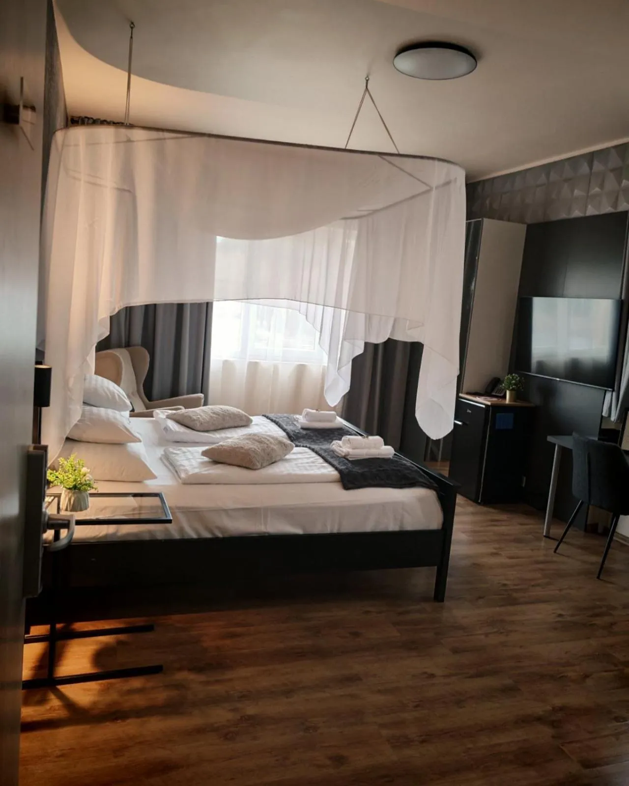 Bed in Boutique Hotel & Event Center