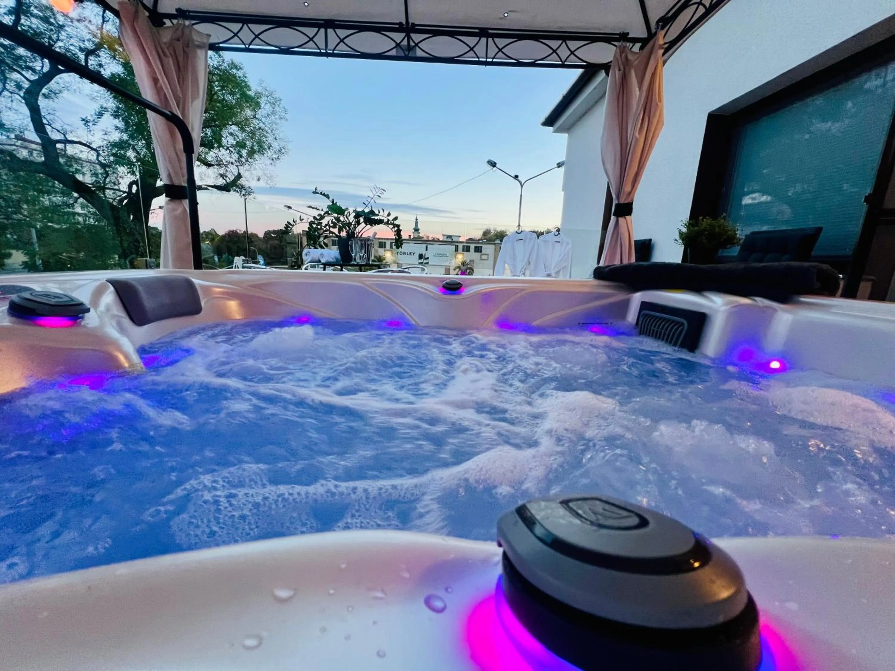 Hot Tub in Boutique Hotel & Event Center