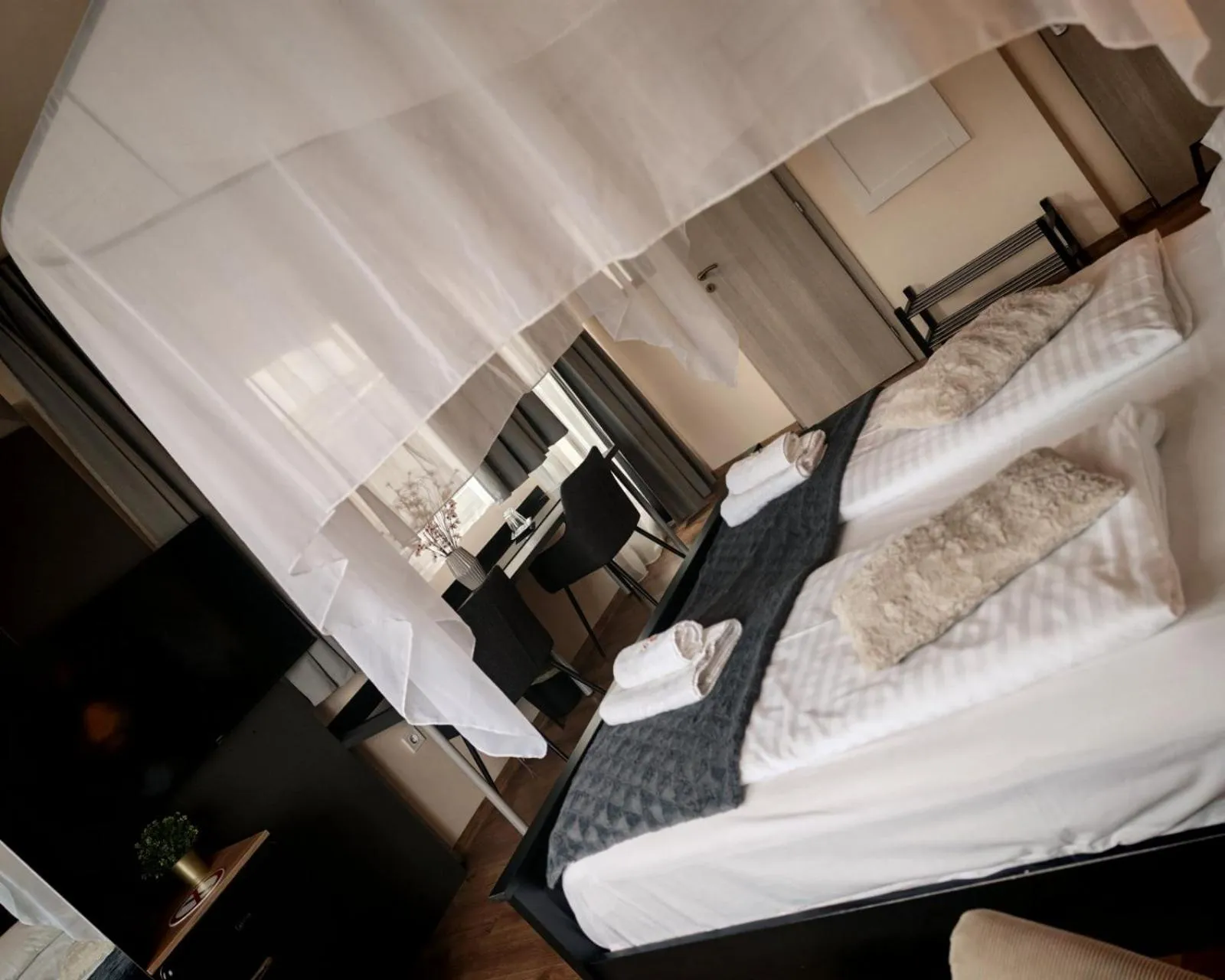 Bed in Boutique Hotel & Event Center