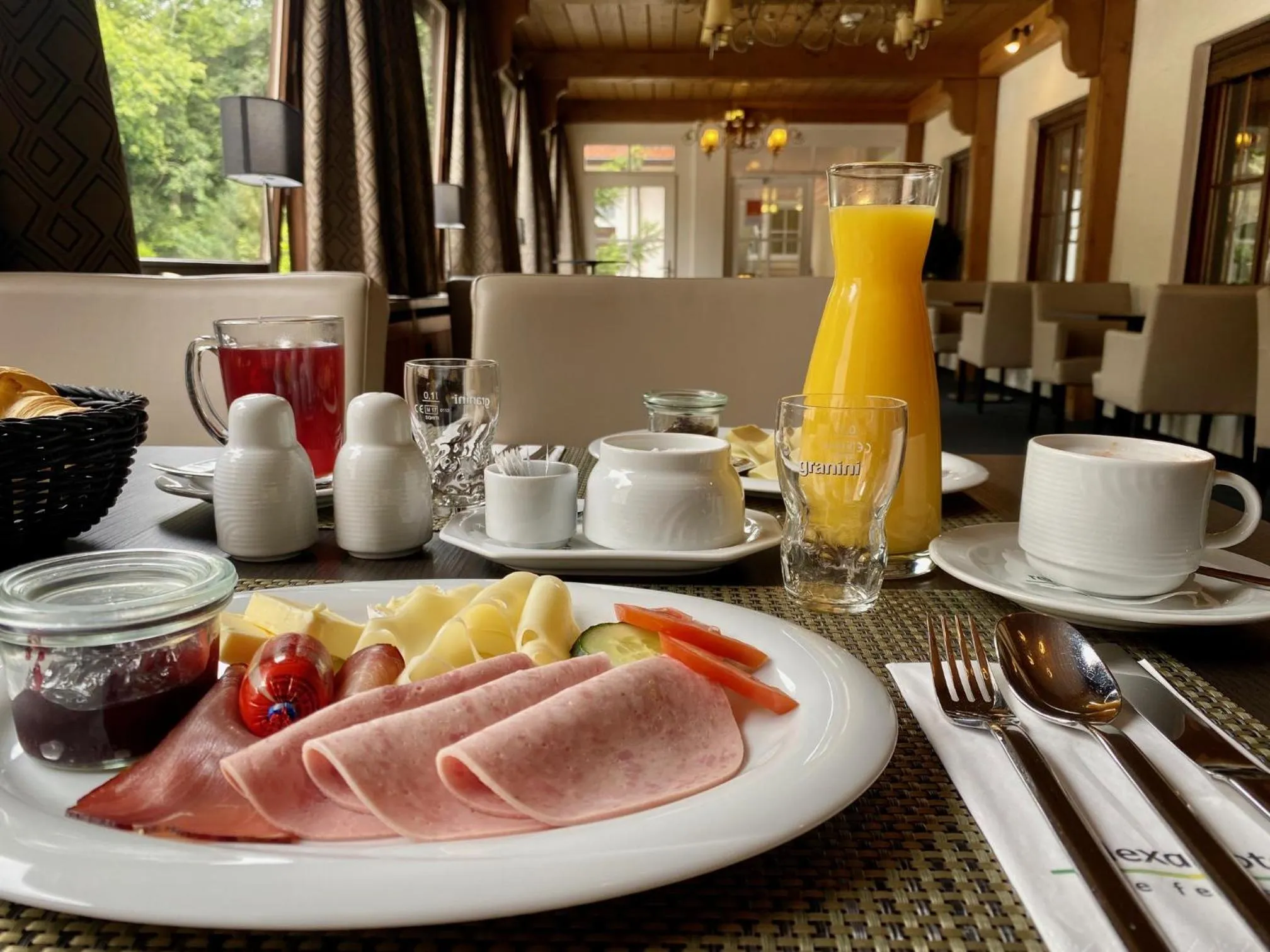 Food close-up in relexa hotel Schatten Stuttgart
