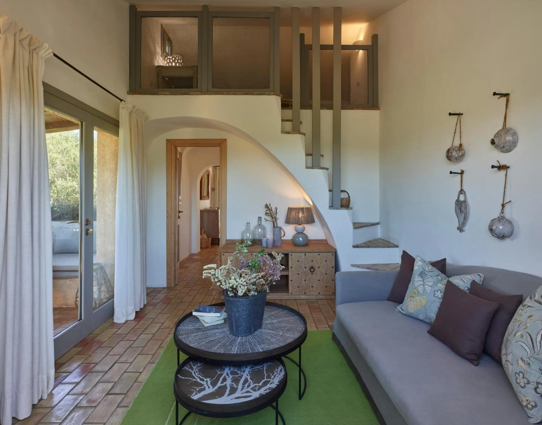 Living room in Cascioni Eco Retreat