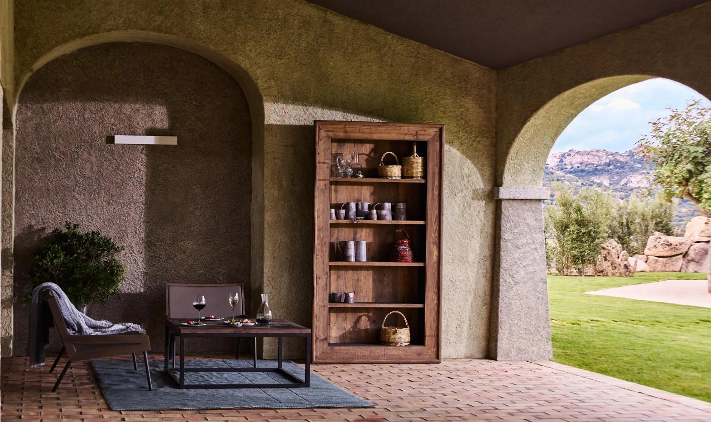 Patio in Cascioni Eco Retreat