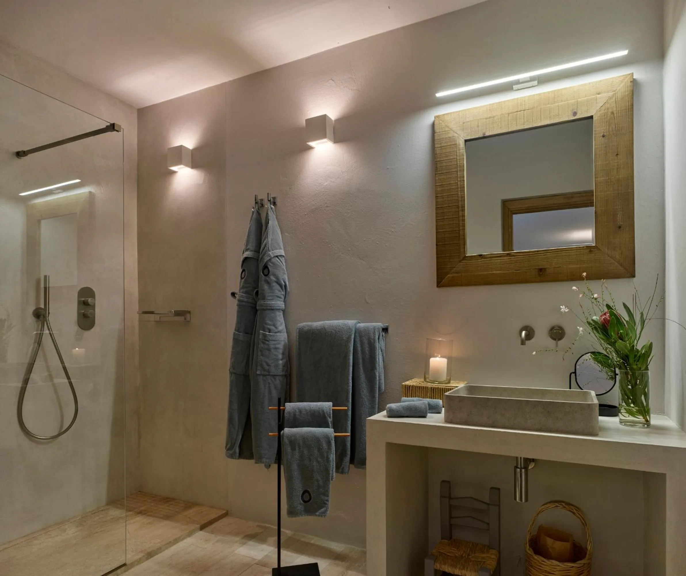 Shower in Cascioni Eco Retreat