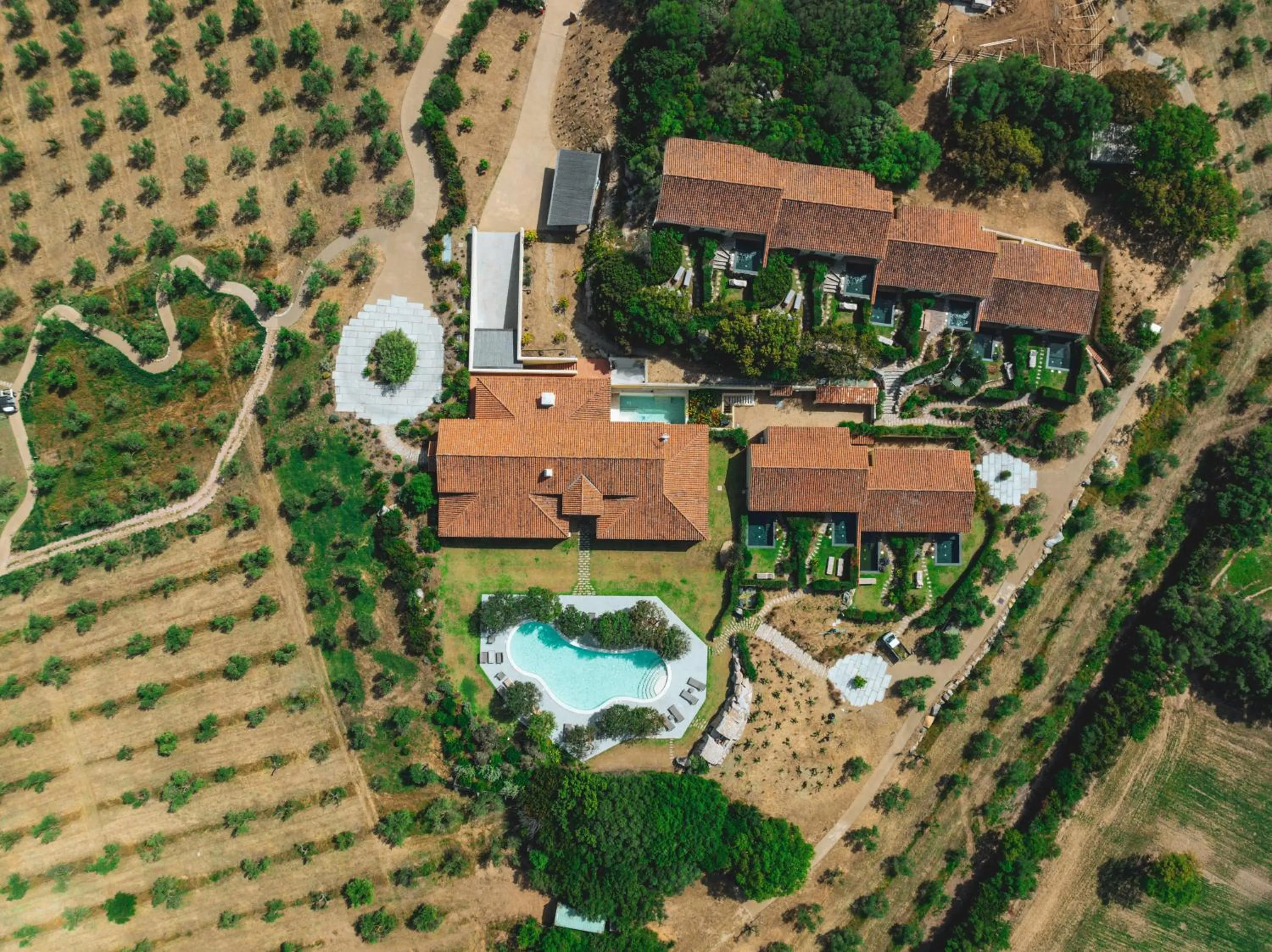 Bird's eye view in Cascioni Eco Retreat