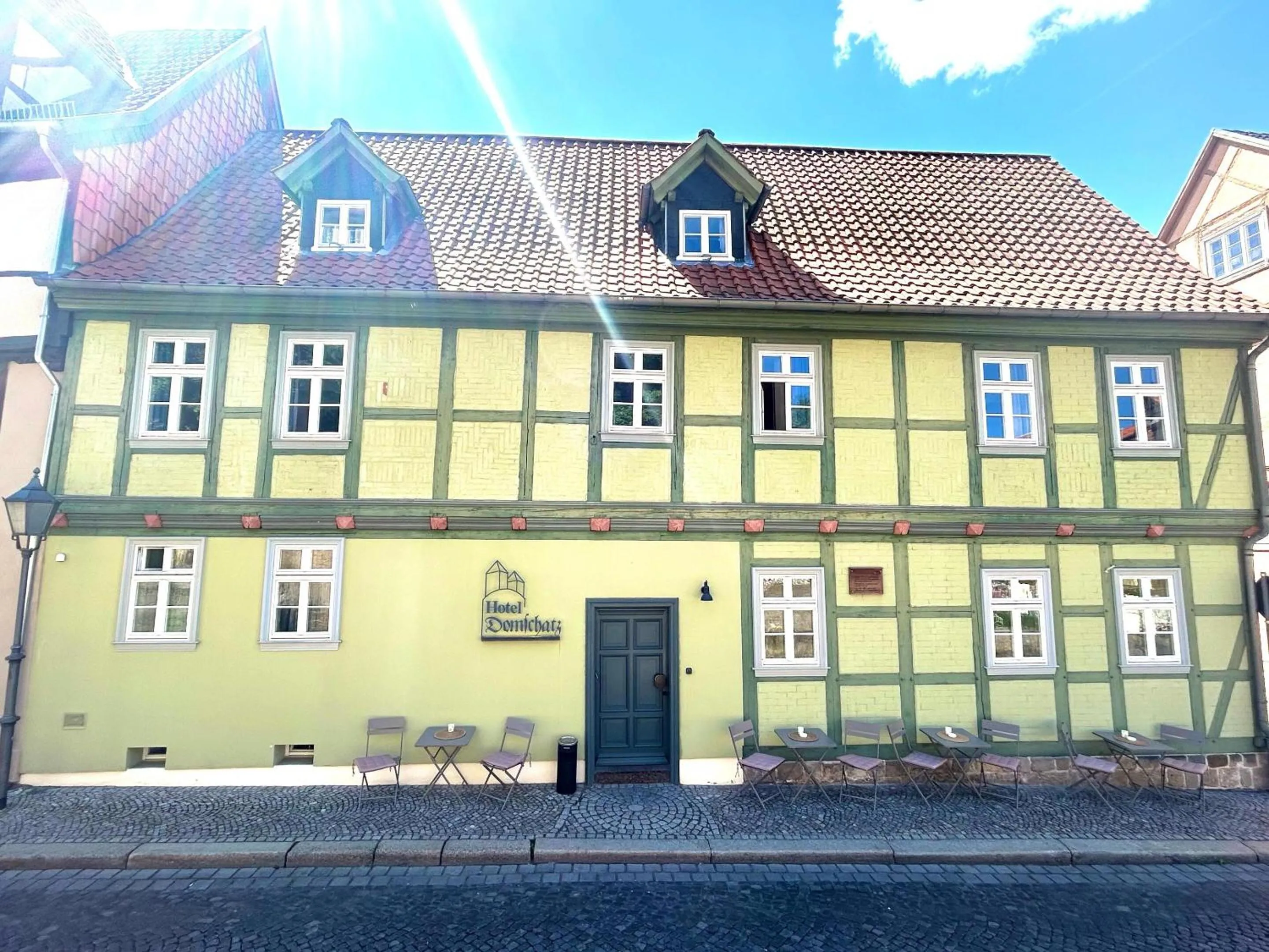 Property building in Hotel Domschatz