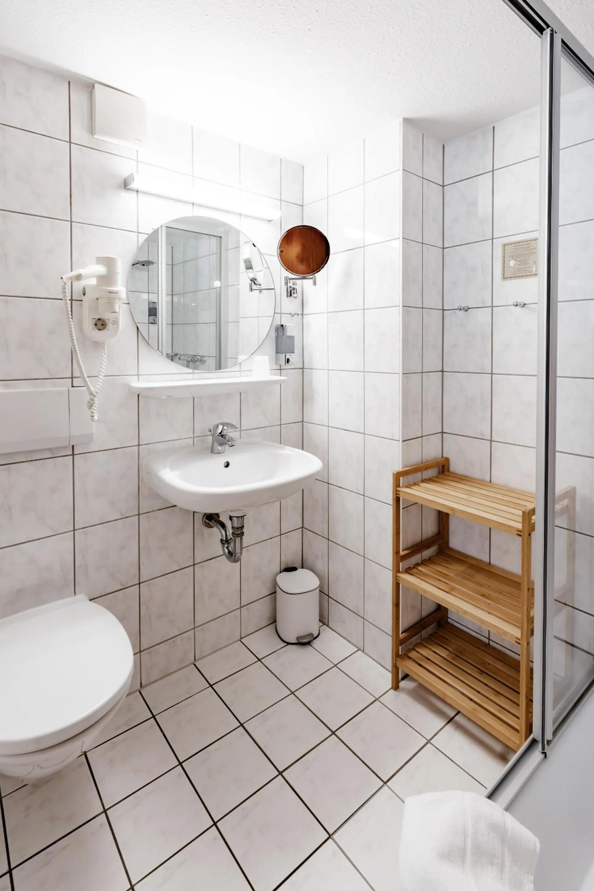 Bathroom in Hotel Domschatz