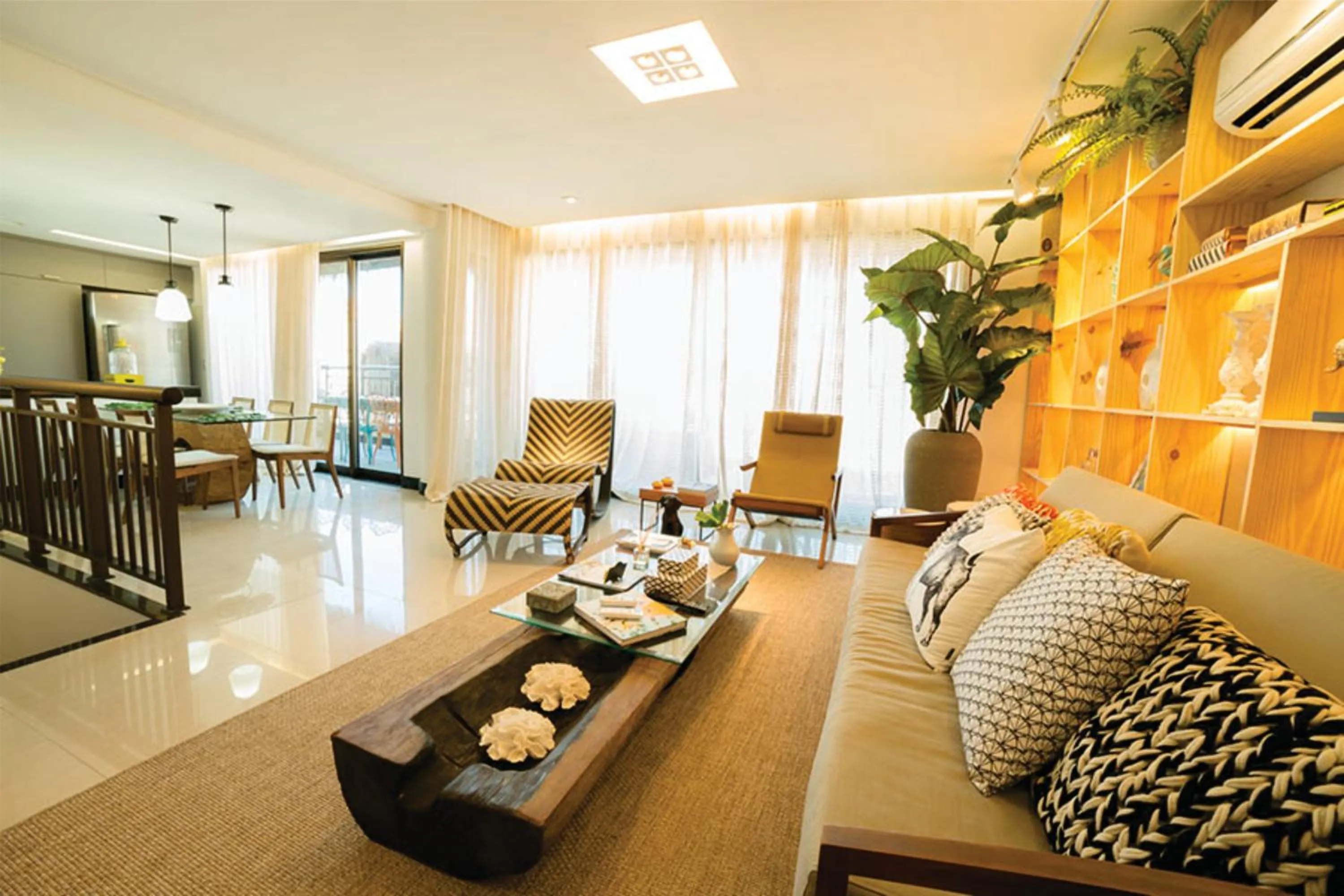 Living room in Manhattan Beach Riviera