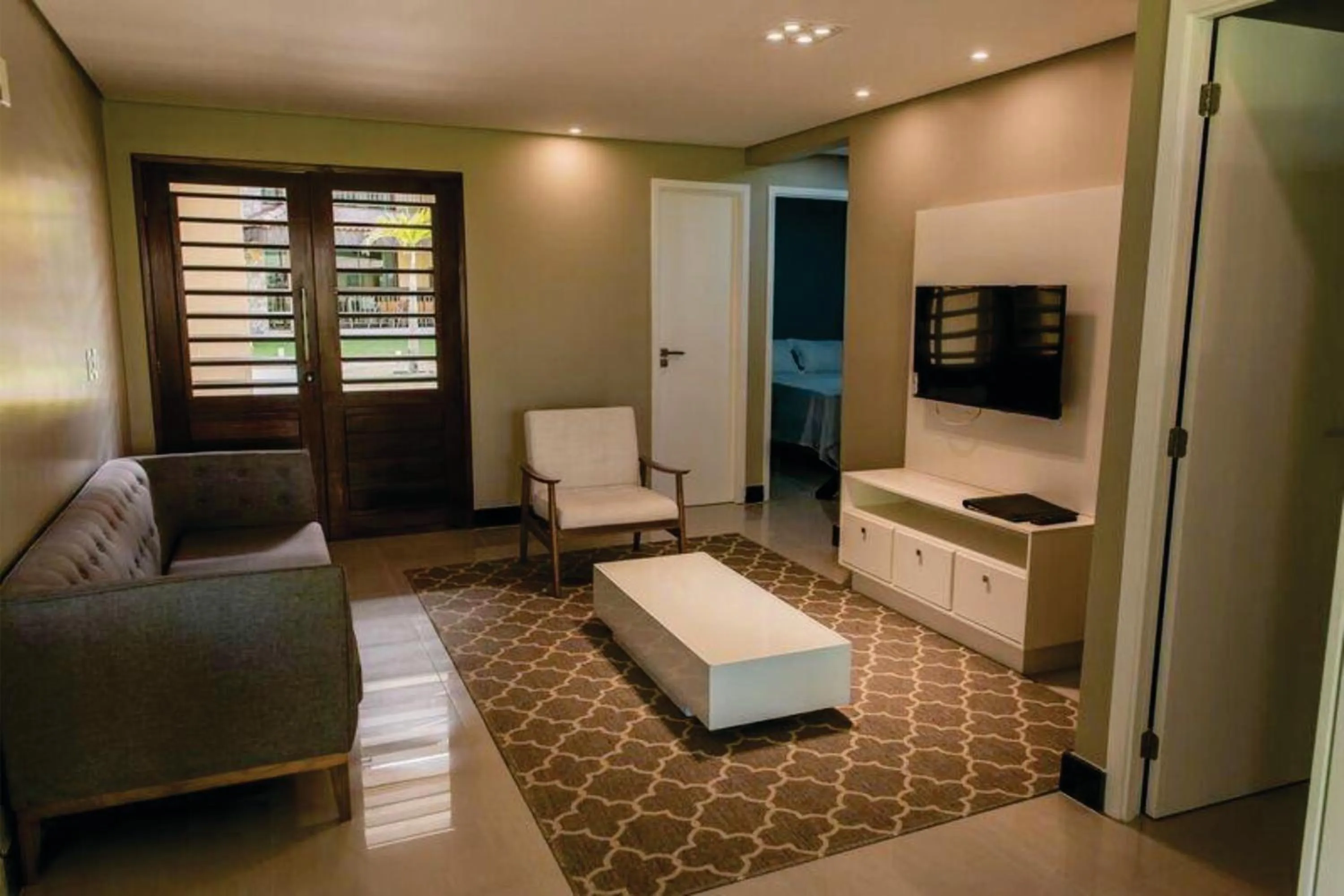 Living room in Manhattan Beach Riviera