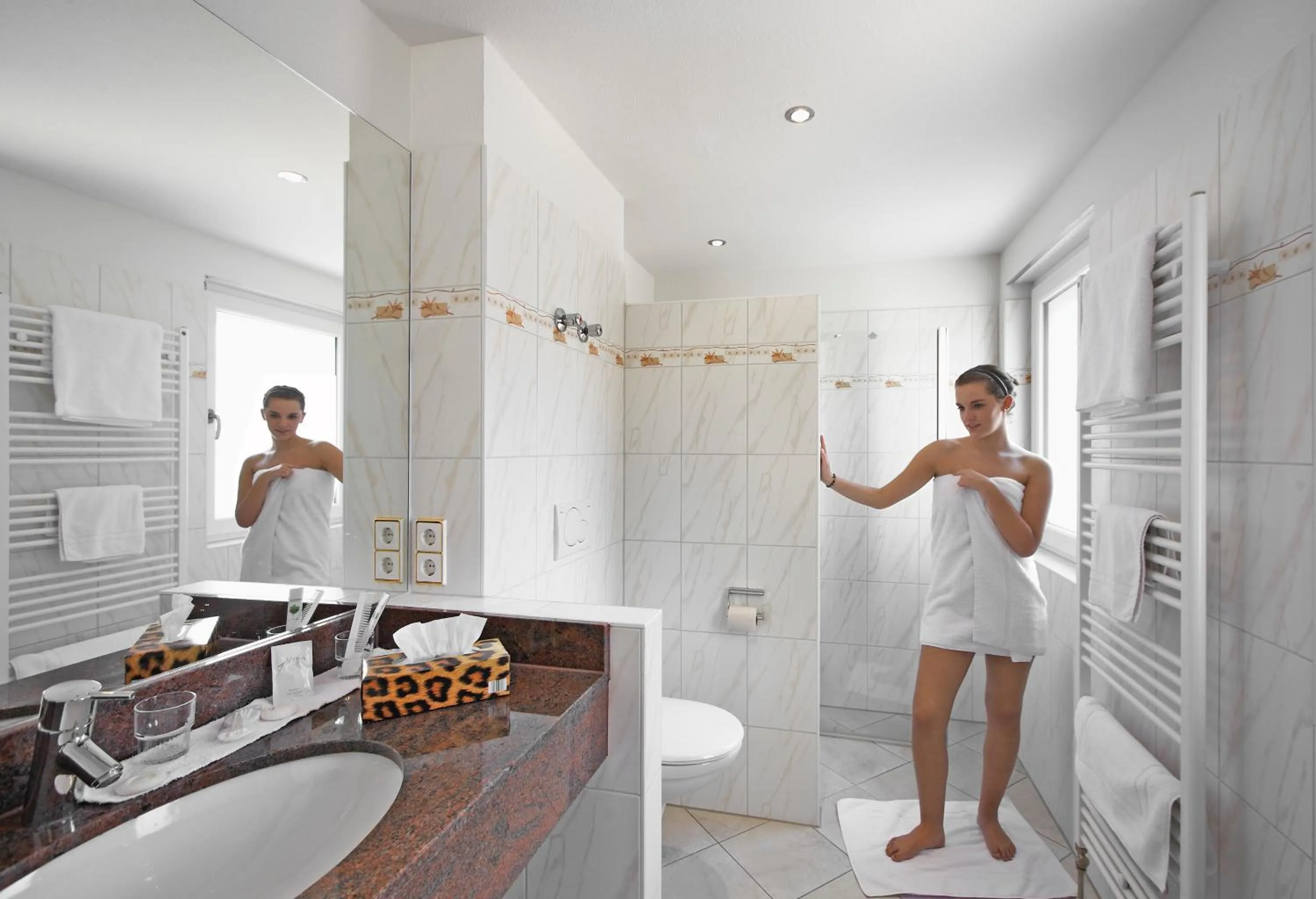 Bathroom in Atrium Hotel Baden