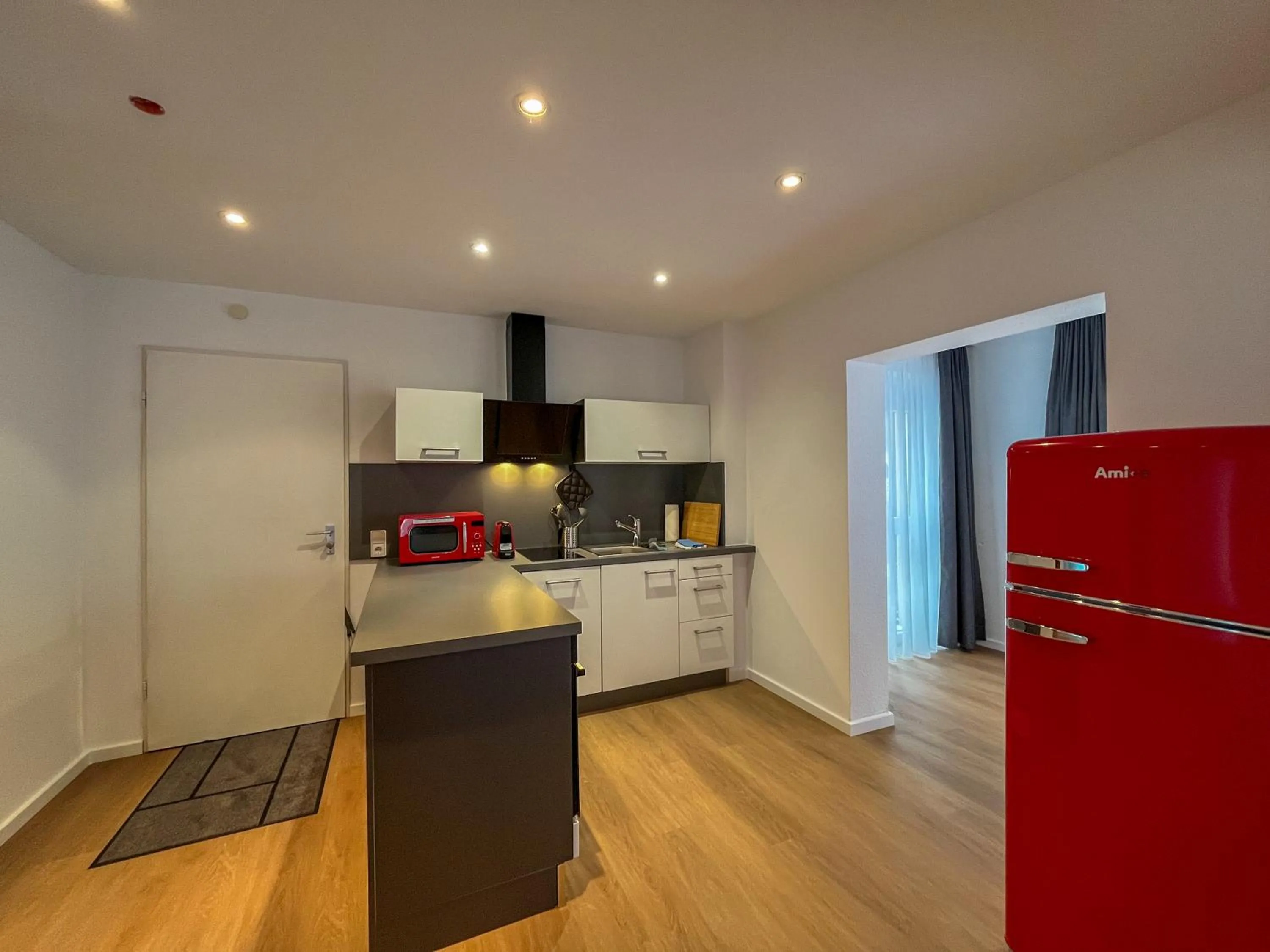 Kitchen or kitchenette in Atrium Hotel Baden