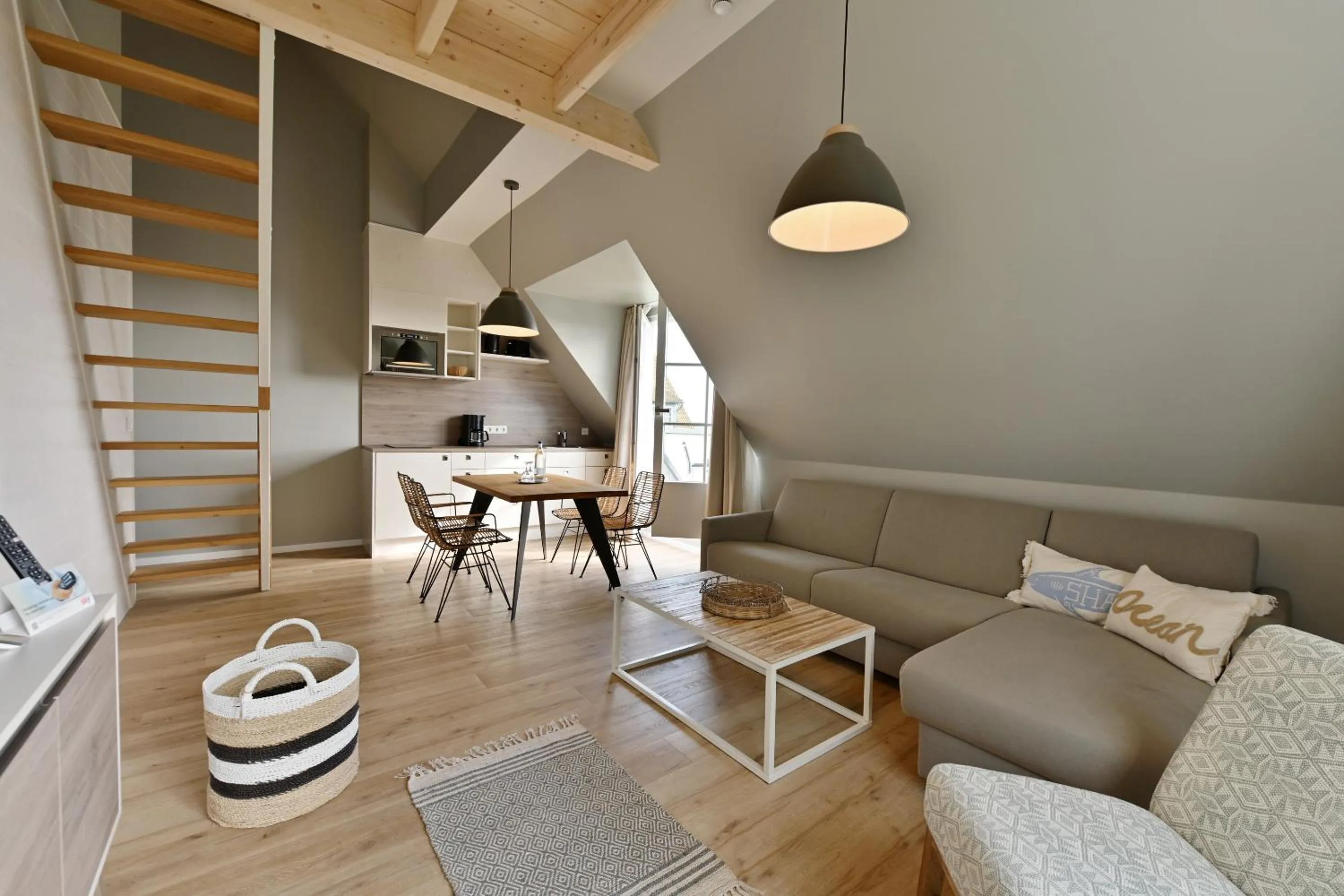 Living room in Hotel- & Ferienanlage Kapitäns-Häuser Breege