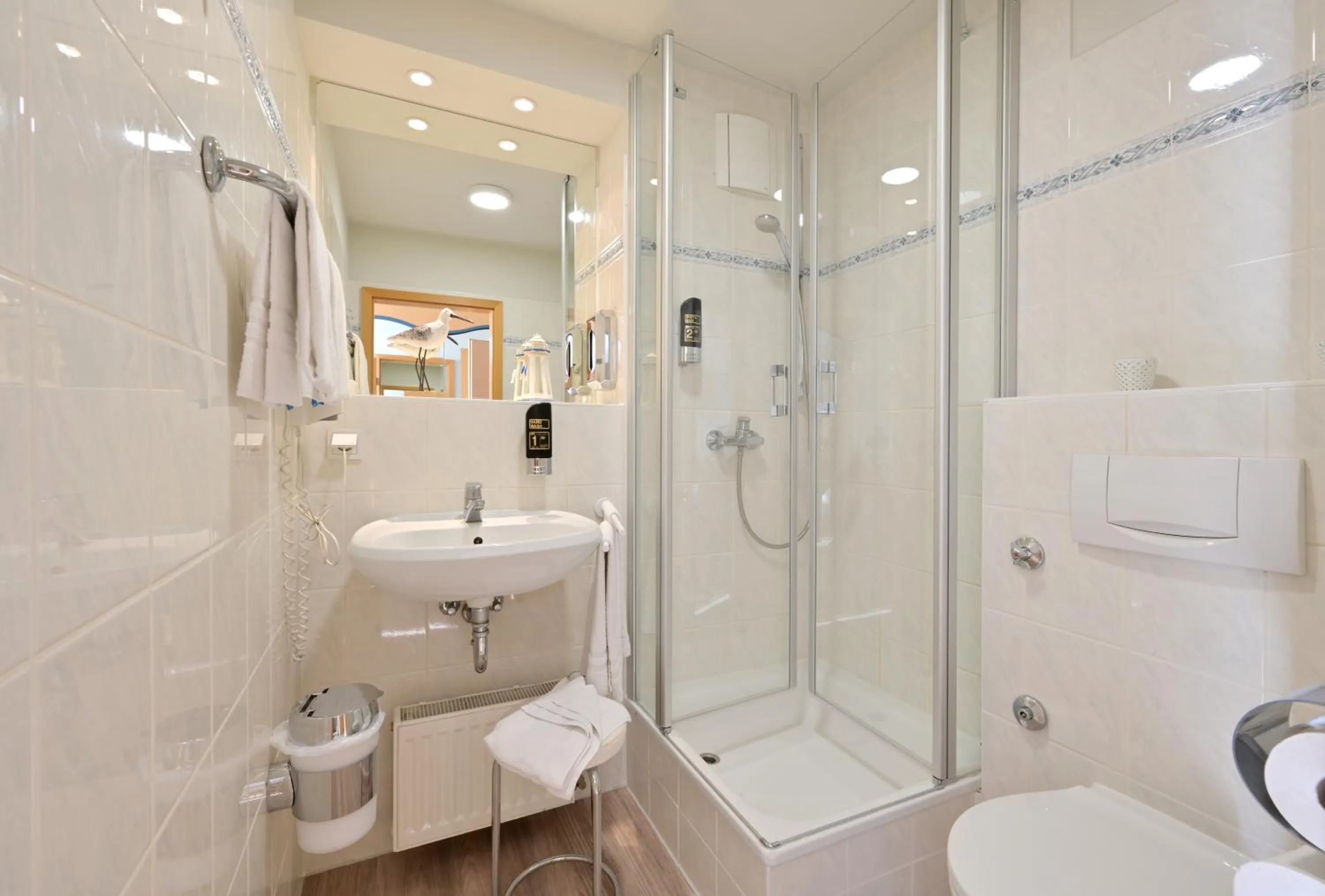 Shower in Hotel- & Ferienanlage Kapitäns-Häuser Breege