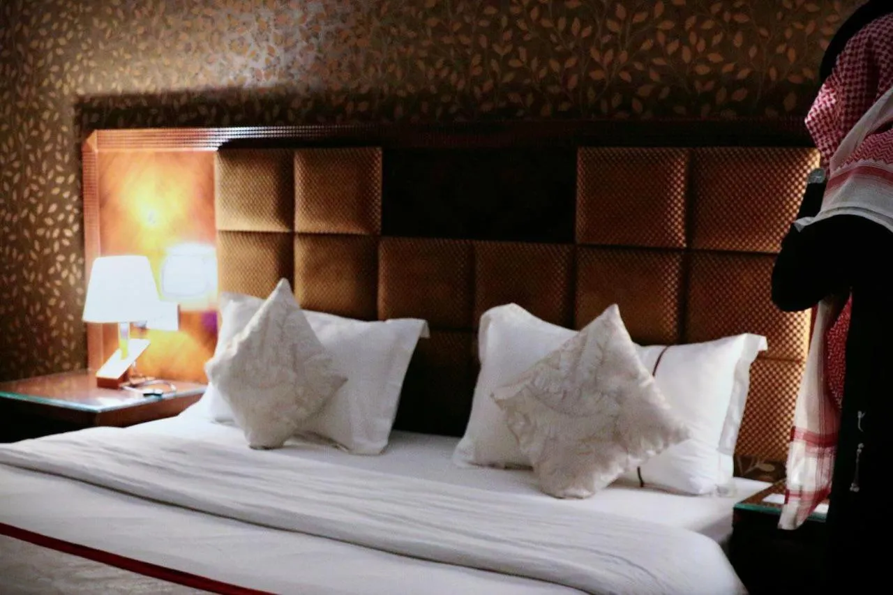 Bed in فندق درة الرؤية