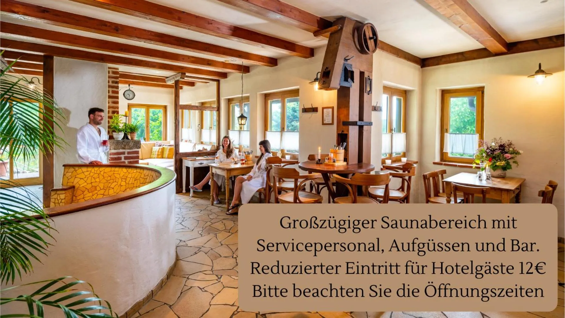 Sauna in Landhotel Gut Wildberg mit Sauna