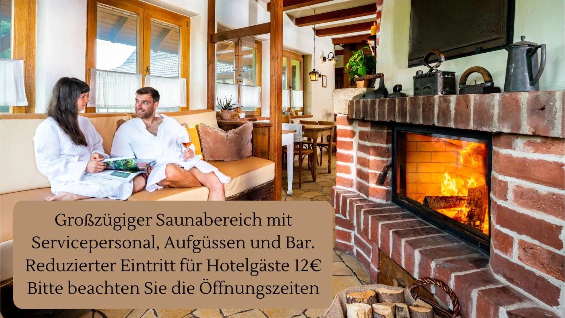 Sauna in Landhotel Gut Wildberg mit Sauna