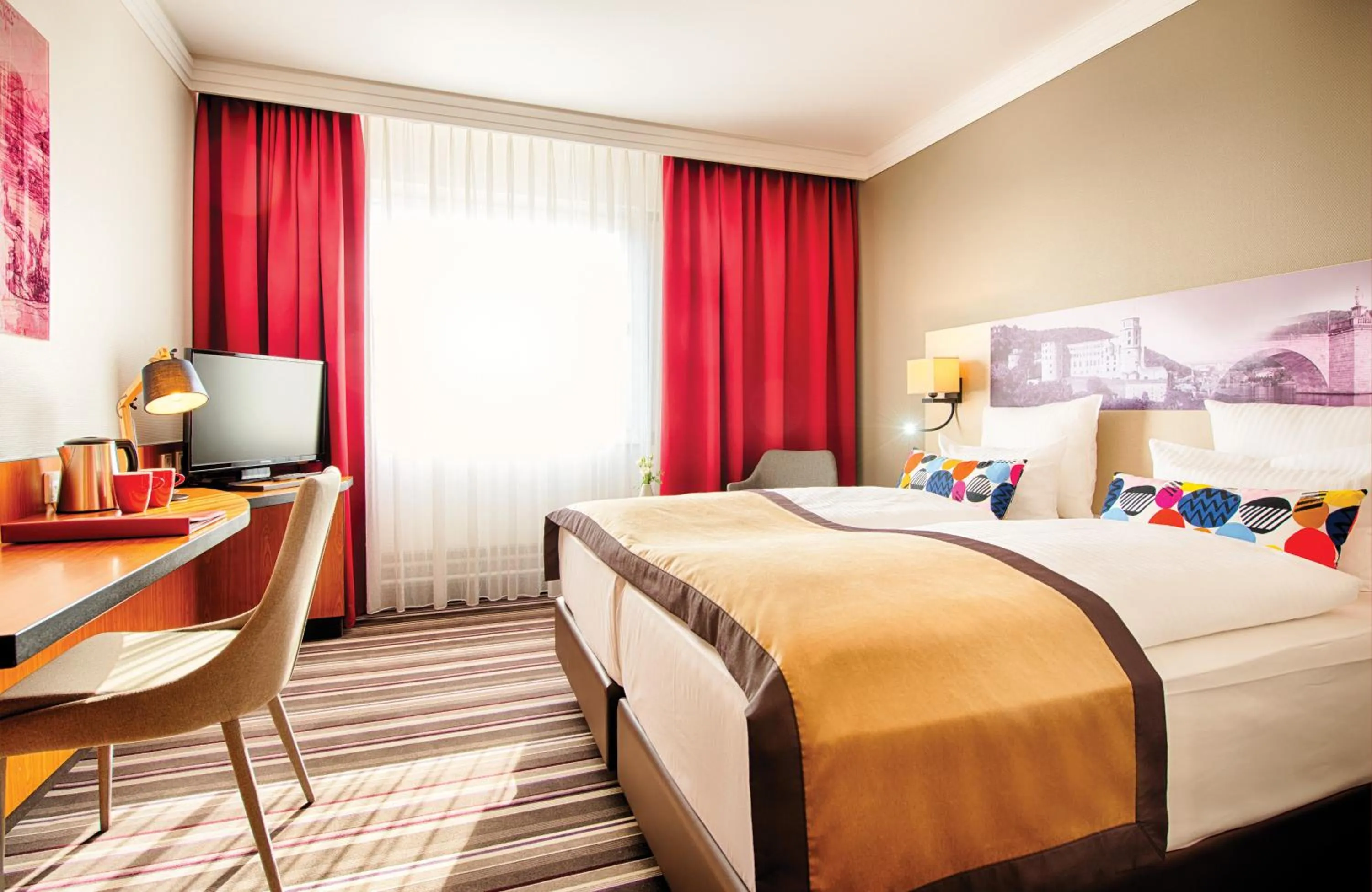 Photo of the whole room, Bed in Leonardo Hotel Heidelberg