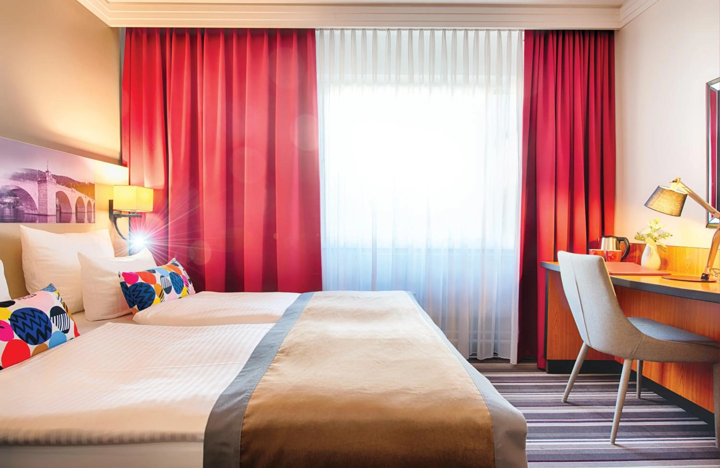 Photo of the whole room, Bed in Leonardo Hotel Heidelberg