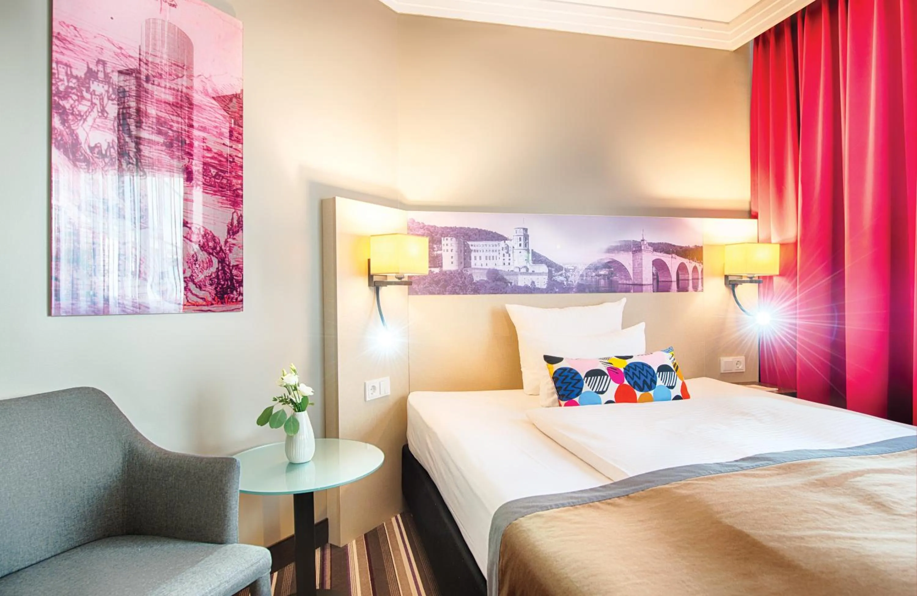 Photo of the whole room, Bed in Leonardo Hotel Heidelberg